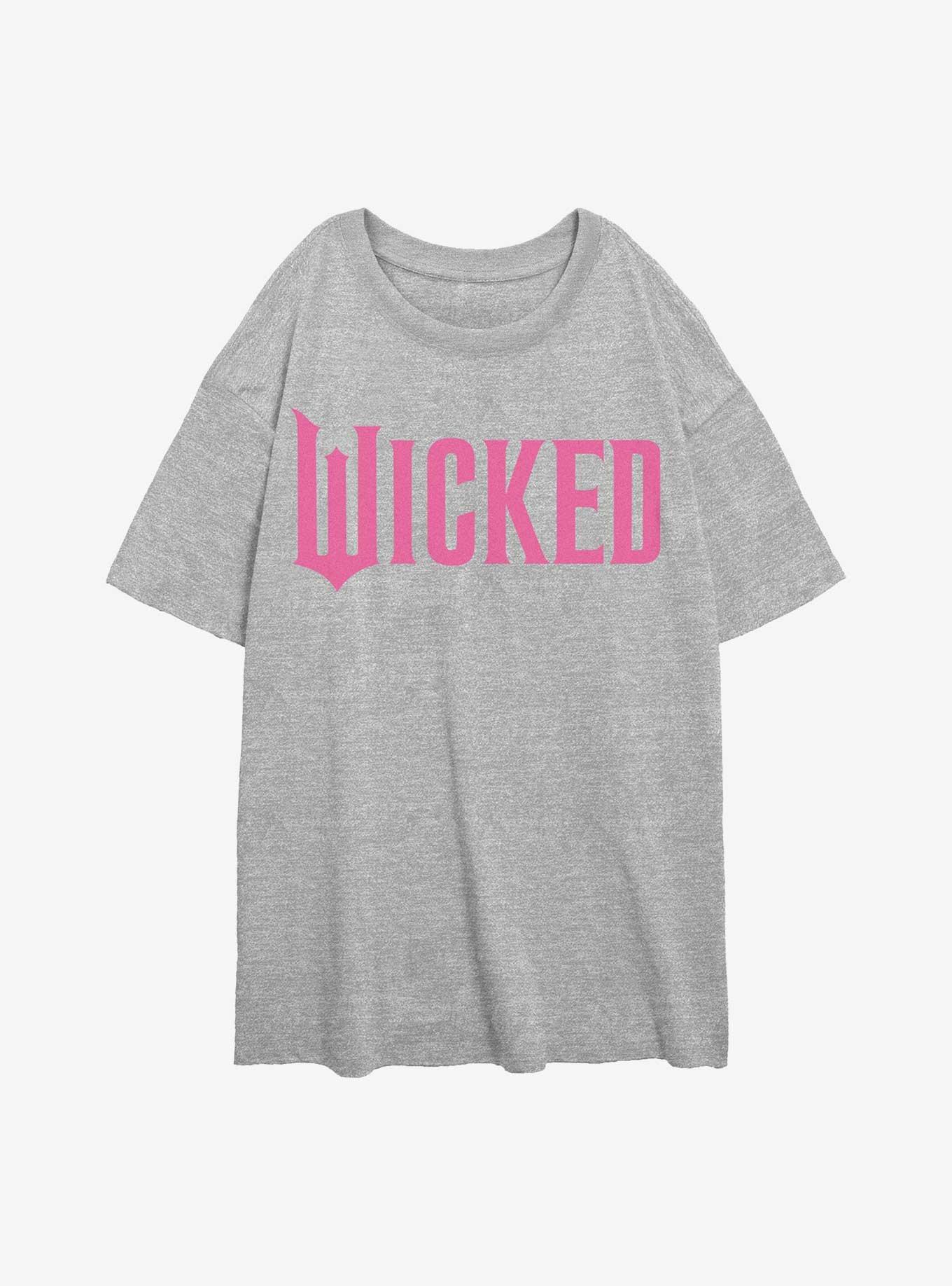 Wicked Simply Wicked Pink Logo Girls Oversized T-Shirt, , hi-res