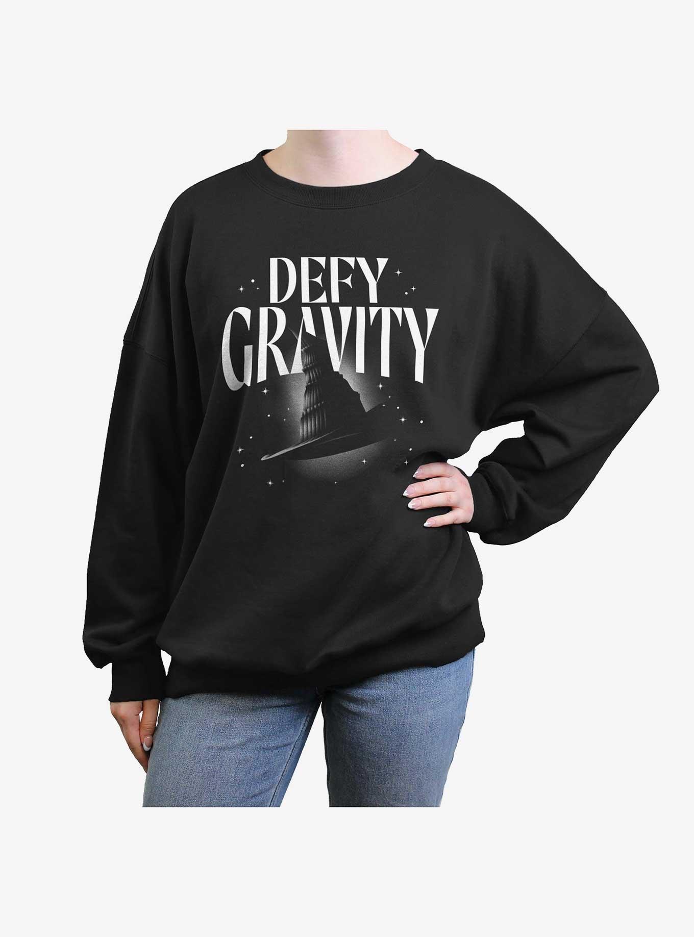 Wicked Defy Gravity Girls Oversized Sweatshirt, , hi-res