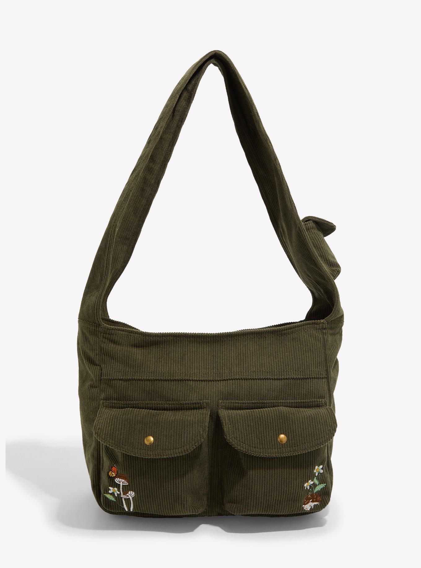 NERDY公式 コーデュロイバック ロゴ Corduroy Hobo Crossbag Corduroy Crossbody Bag | GU US