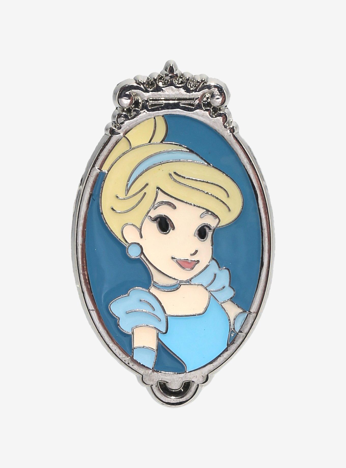 Disney Cinderella Oval Portrait Enamel Pin, , hi-res