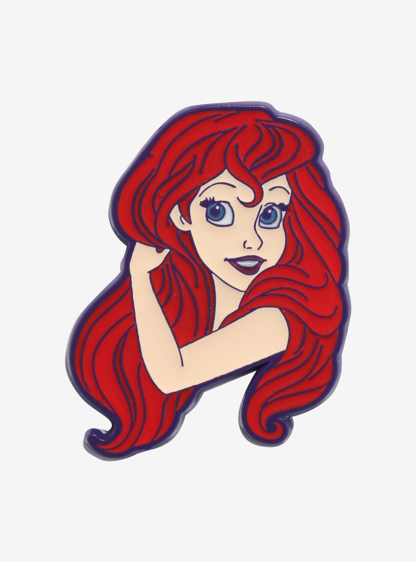 Disney The Little Mermaid Ariel Hair Enamel Pin 