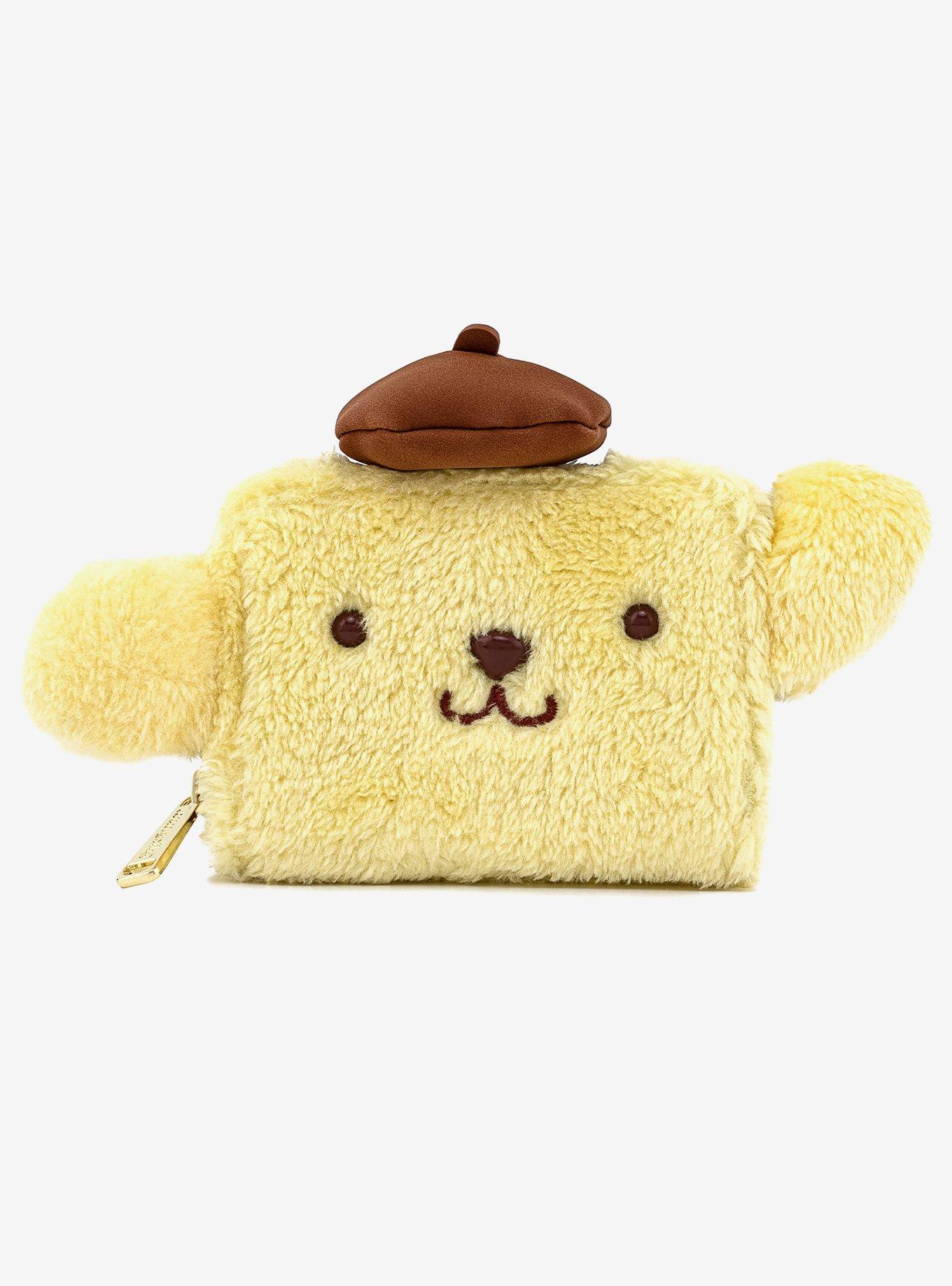 Loungefly Pompompurin Fuzzy Mini Wallet, , hi-res