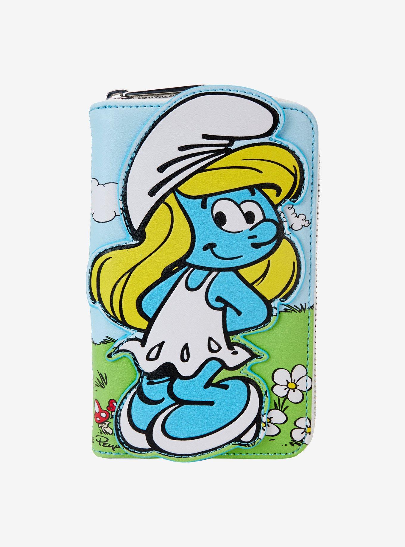 Loungefly The Smurfs Smurfette Mushrooms Zipper Wallet, , hi-res