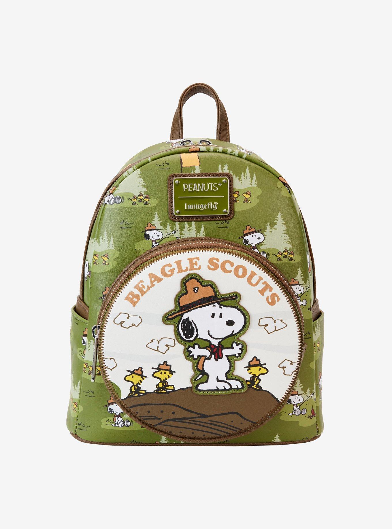 Loungefly Peanuts Snoopy Beagle Scouts Mini Backpack, , hi-res