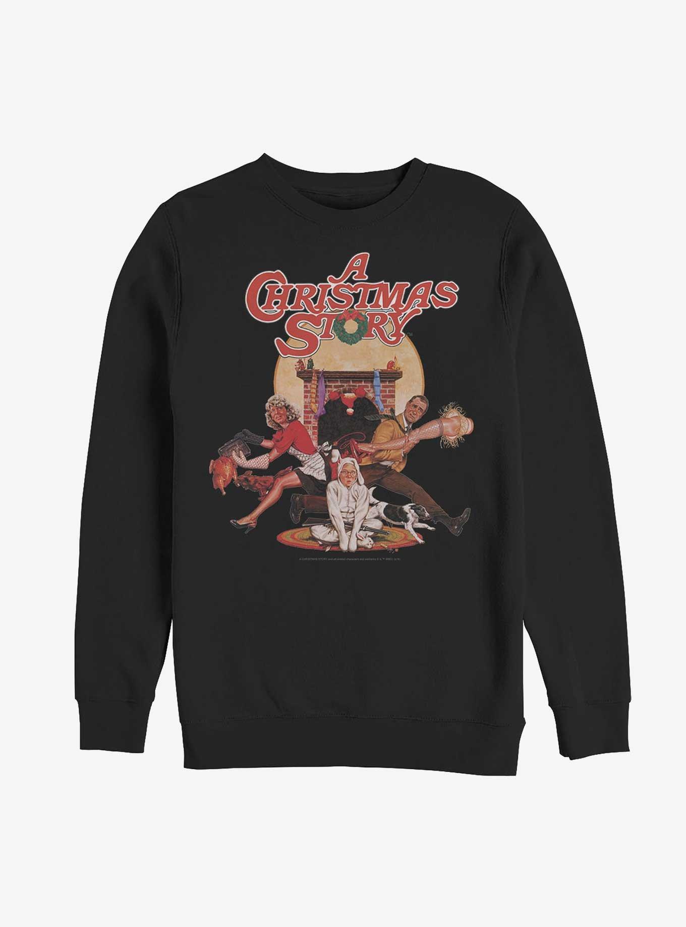 A Christmas Story A Christmas Story Poster Sweatshirt,All Products : American Fashion Style Bags On Sale