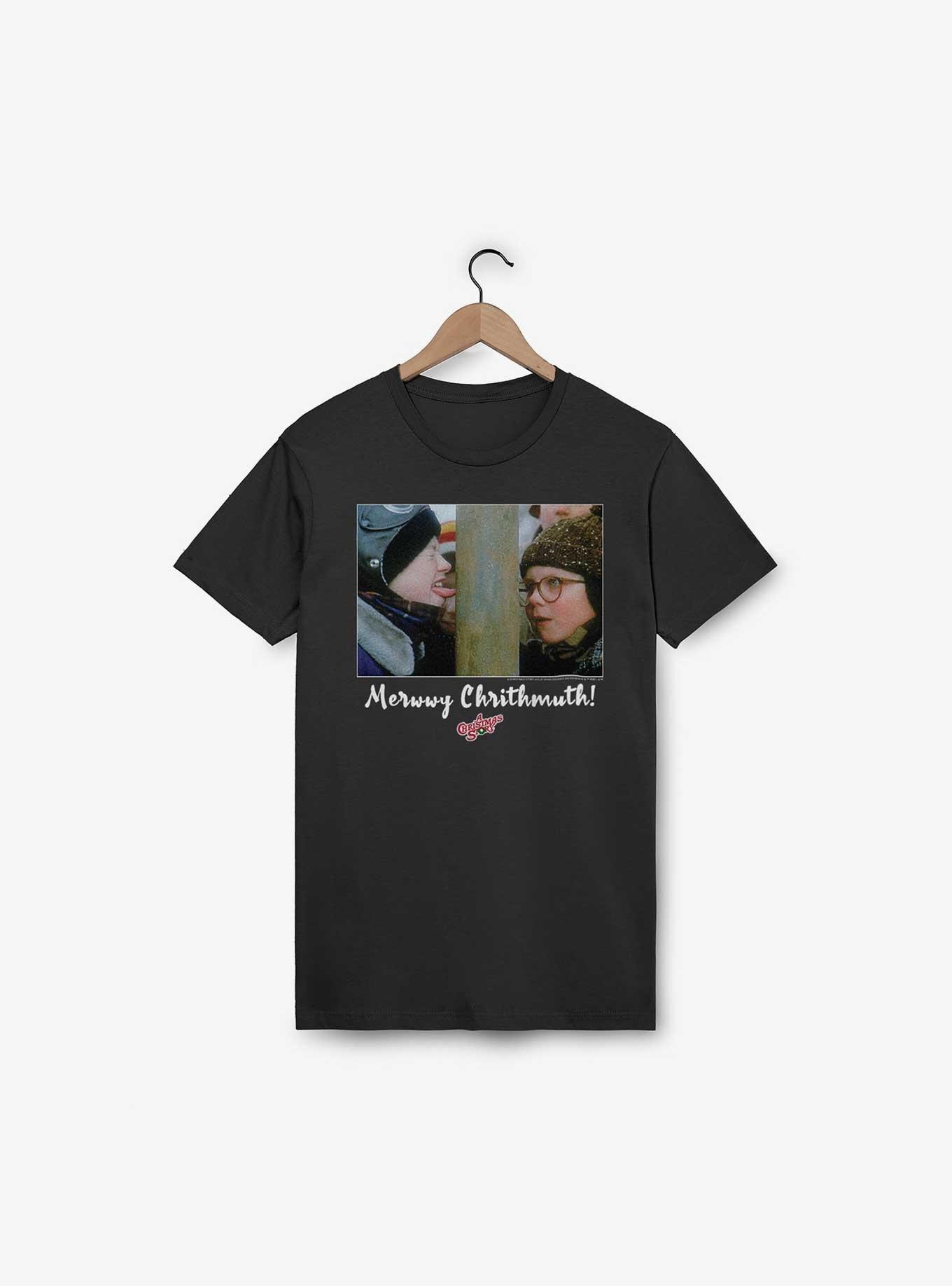 A Christmas Story Merwwy Chrithmuth T-Shirt,All Products : American Fashion Style Bags On Sale