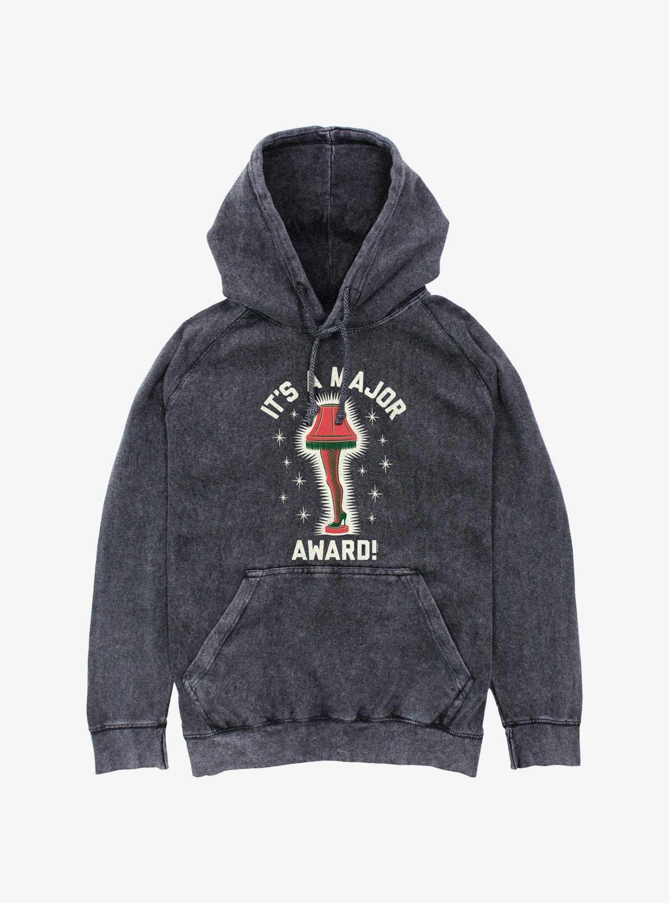 A Christmas Story It's A Major Award Mineral Wash Hoodie