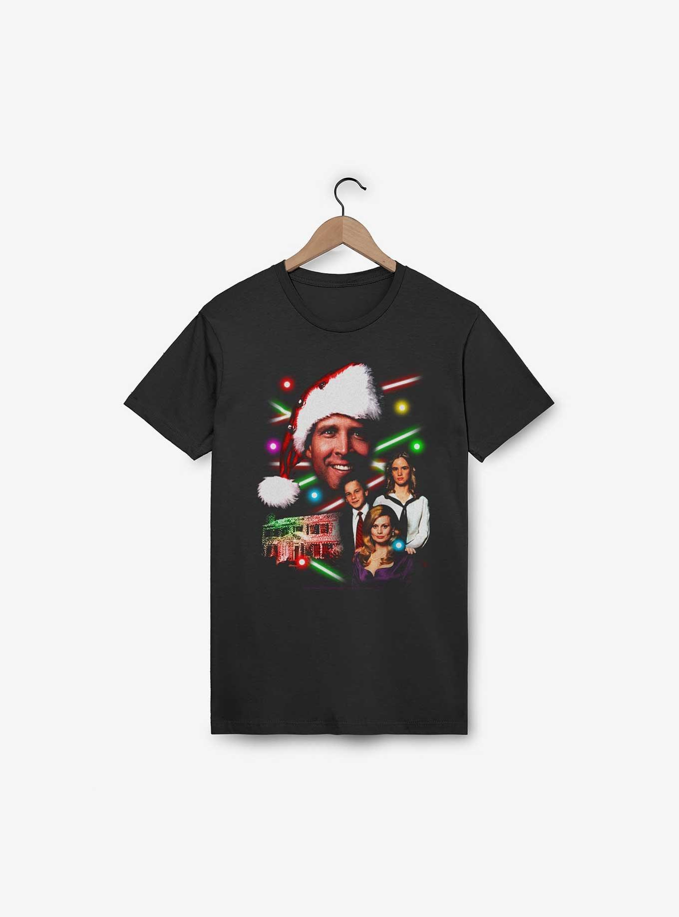 National Lampoon's Christmas Vacation Xmas Family Portrait T-Shirt, BLACK, hi-res