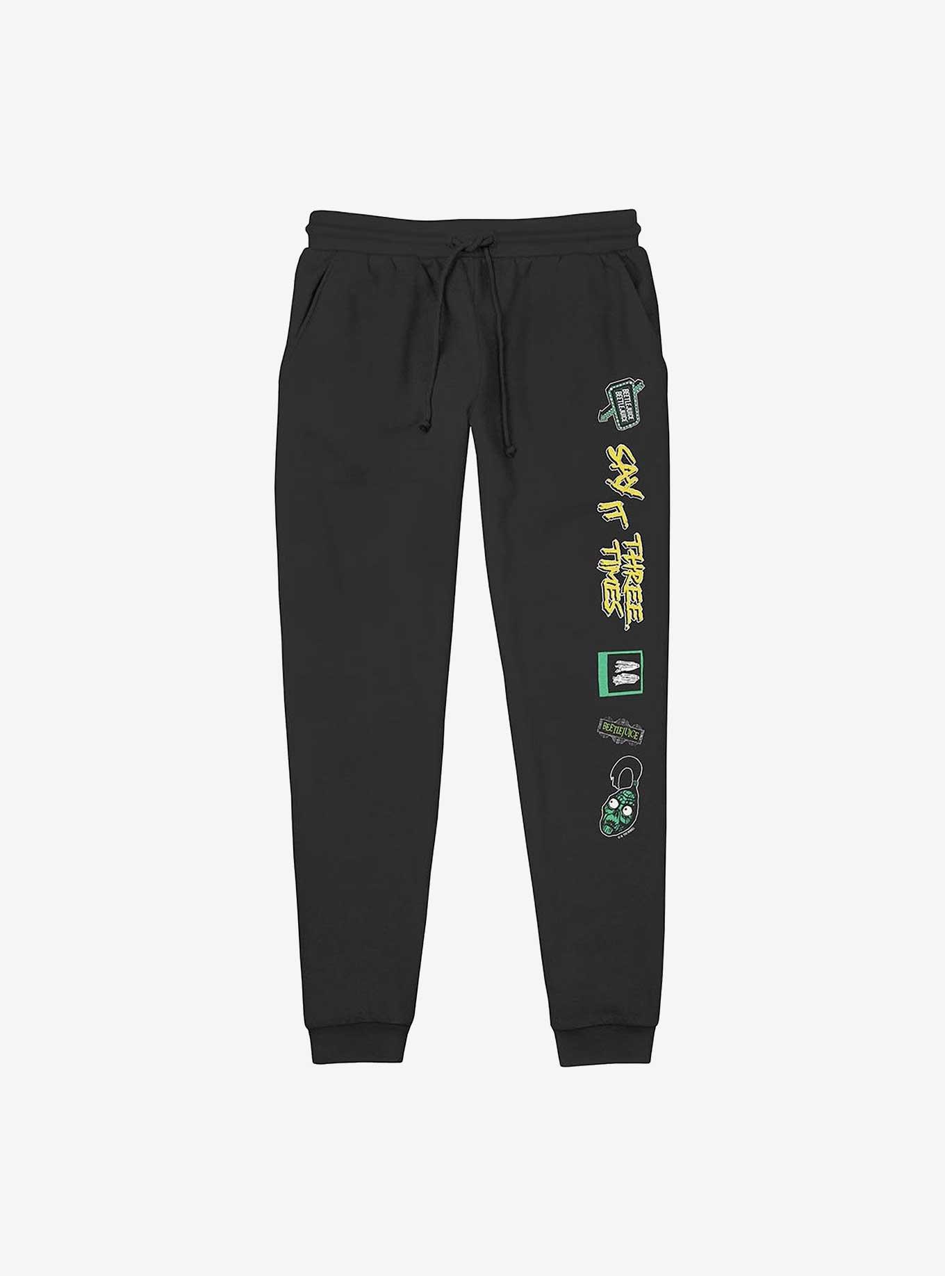 Beetlejuice Say It Three Time Jogger Sweatpants, , hi-res