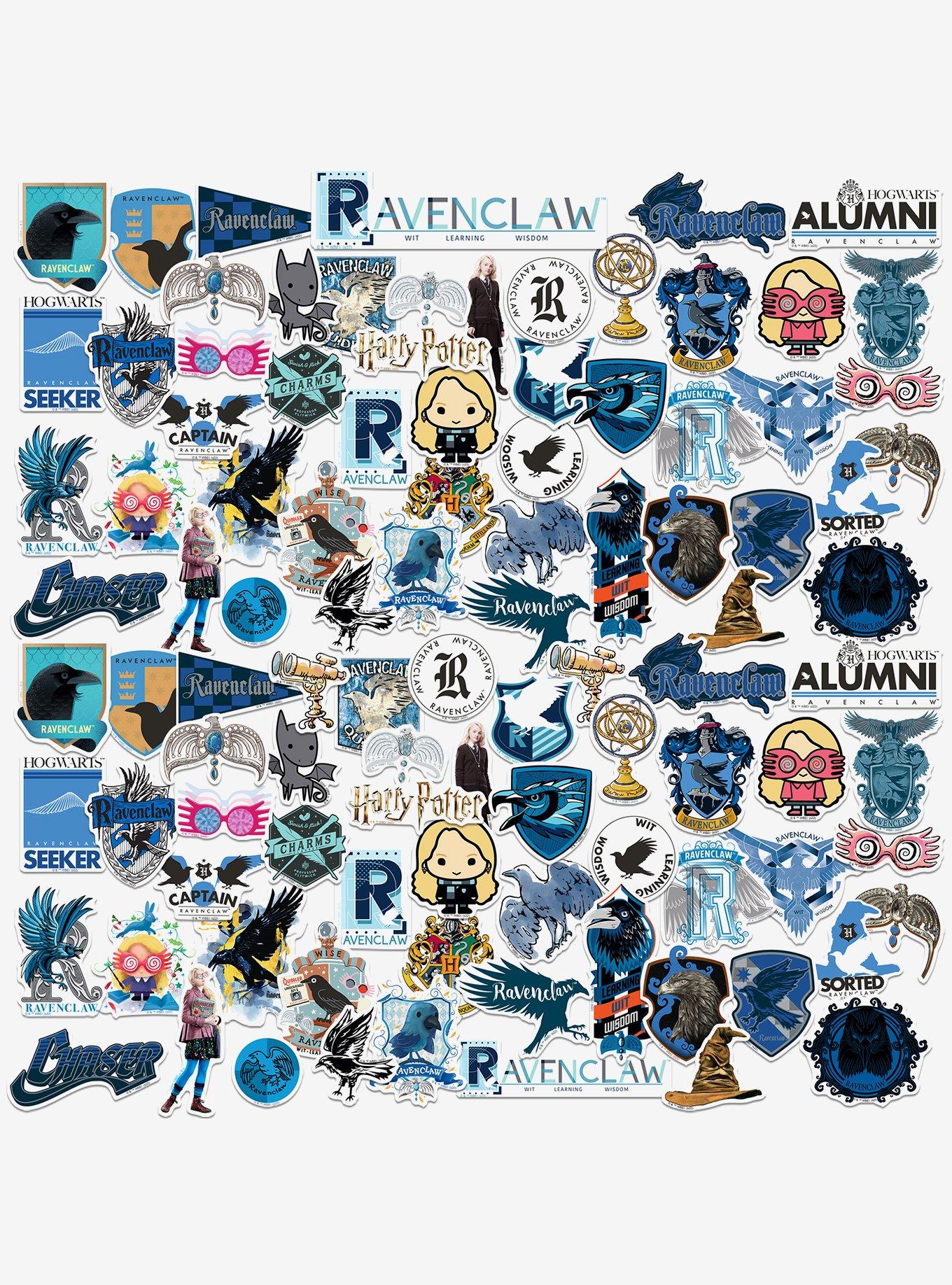 Harry Potter Ravenclaw Aufkleber Pack 50 Stück – Gestanztes Vinyl Für Laptop, Flasche & Mehr