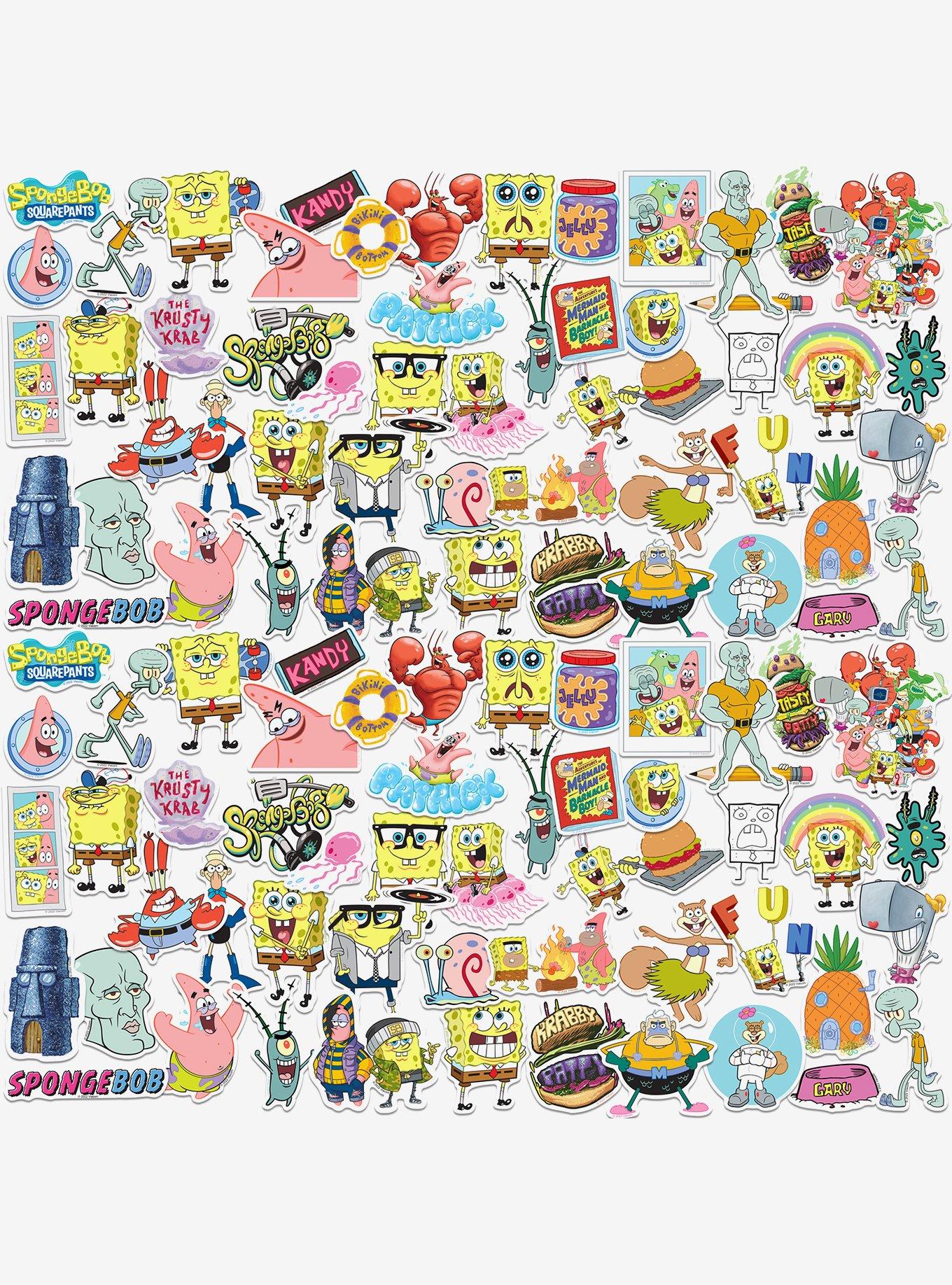 SpongeBob SquarePants Bikini Bottom Sticker Pack, , hi-res