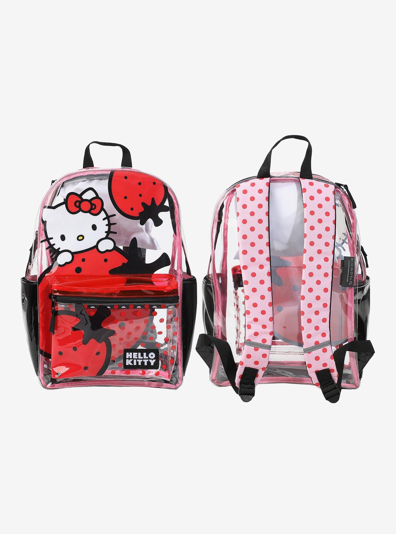Hello Kitty Clear Hooded Backpack | Hot Topic