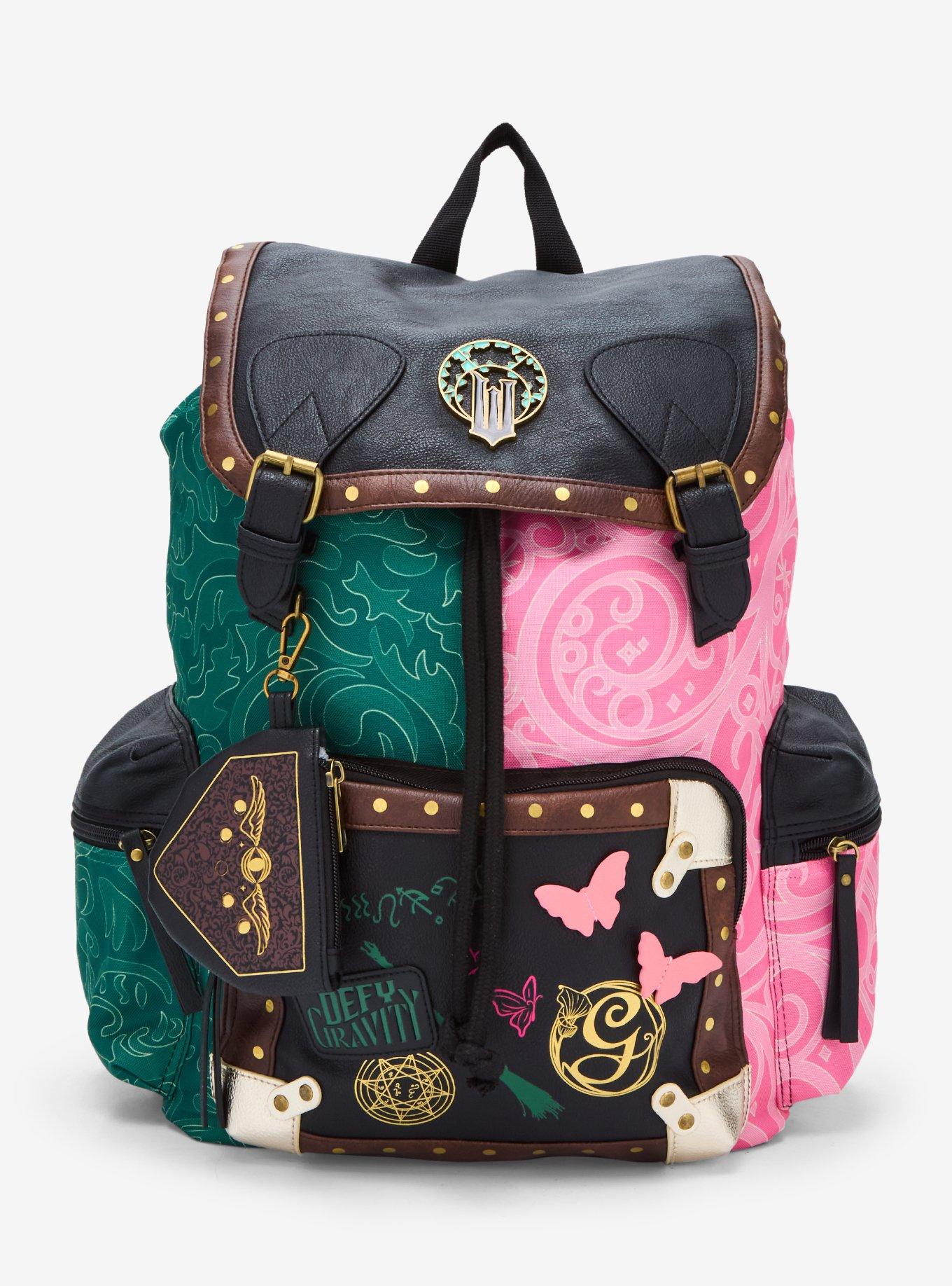 Wicked Elphaba & Glinda Split Slouch Backpack | Hot Topic