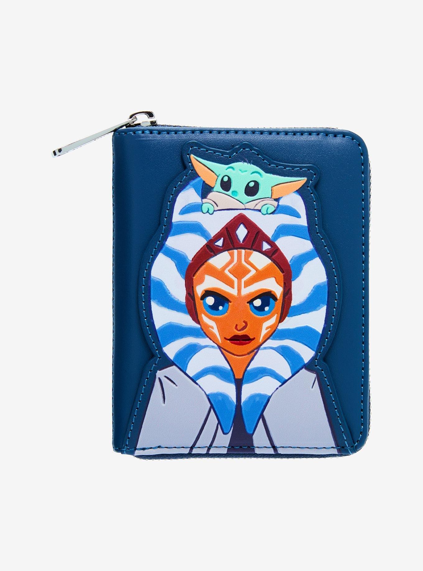 Loungefly Star Wars The Mandalorian Ahsoka & Grogu Mini Zipper Wallet, , hi-res