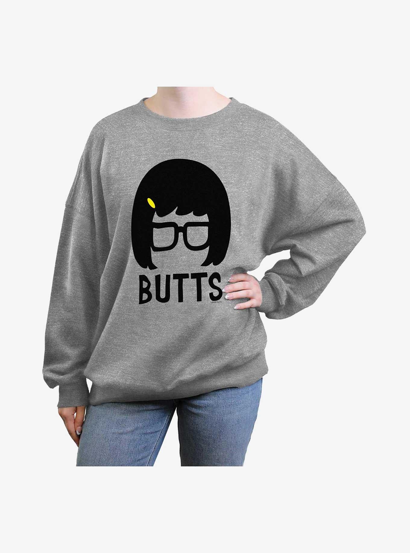 Bob's Burgers Butts Girls Oversized Sweatshirt, , hi-res