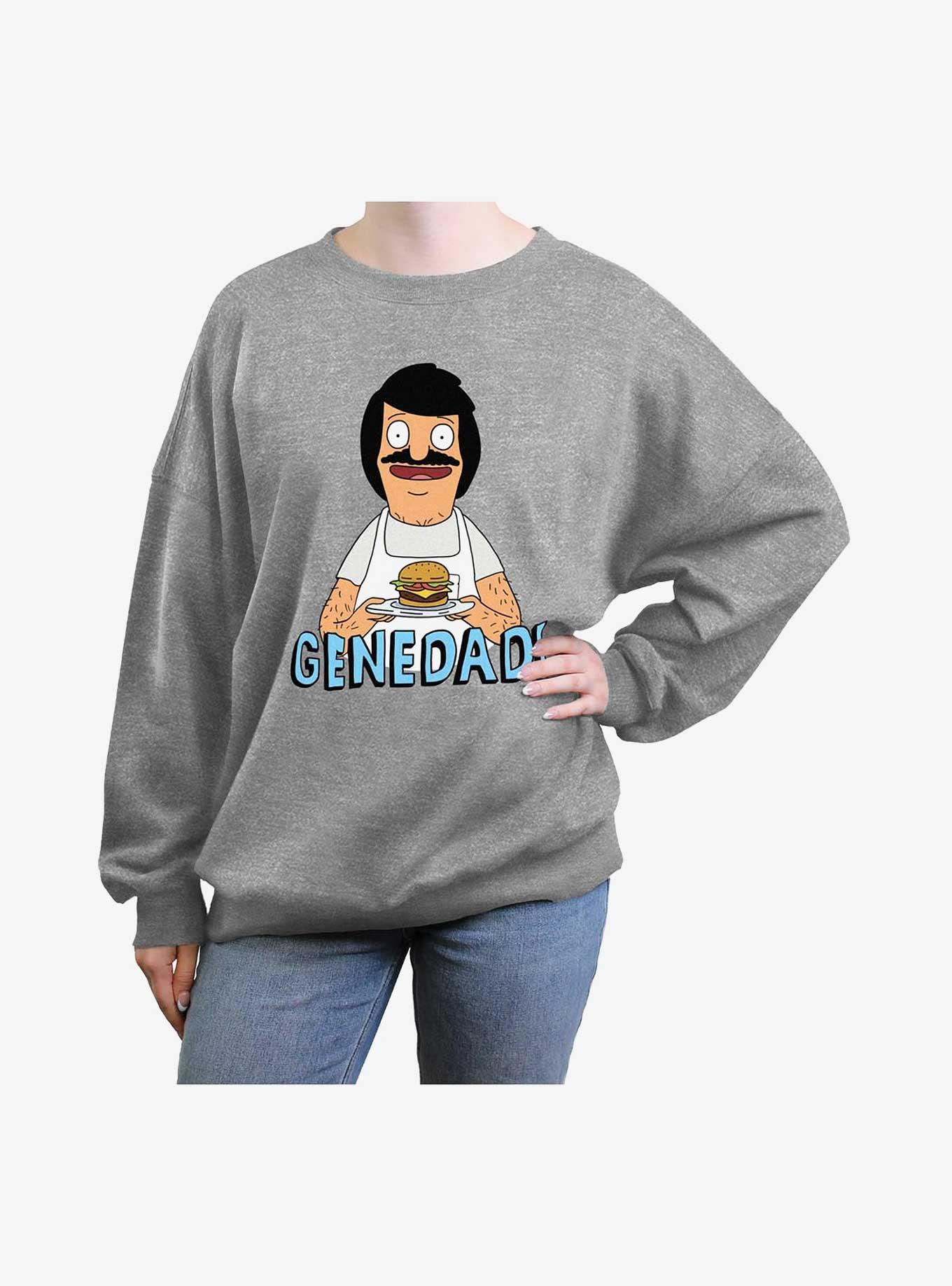 Bob's Burgers Gene Dad Girls Oversized Sweatshirt, , hi-res