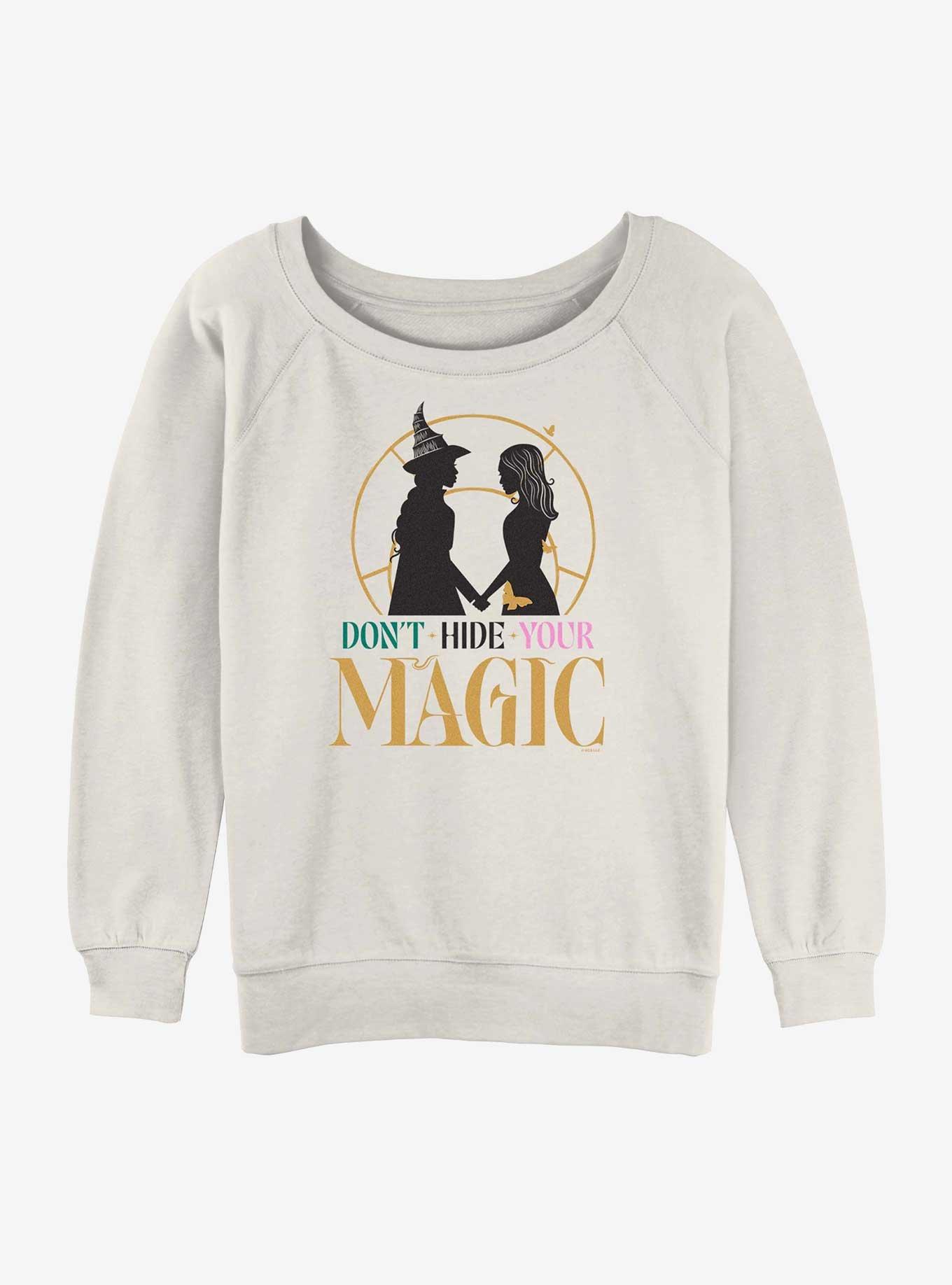 Wicked Don't Hide Your Magic Girls Slouchy Sweatshirt, , hi-res