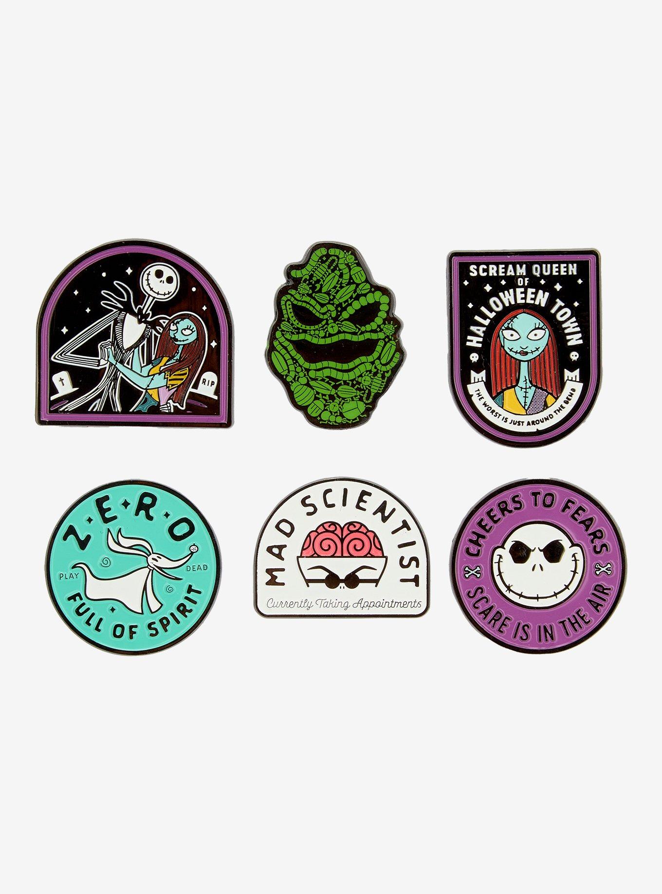The Nightmare Before Christmas Character Sign Blind Box Enamel Pin, , hi-res