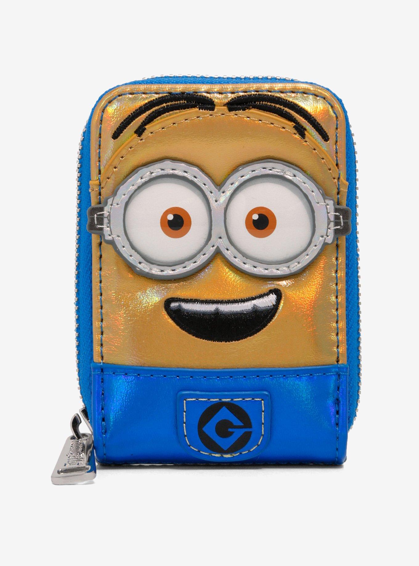 Loungefly Minions Dave Iridescent Mini Zipper Wallet, , hi-res