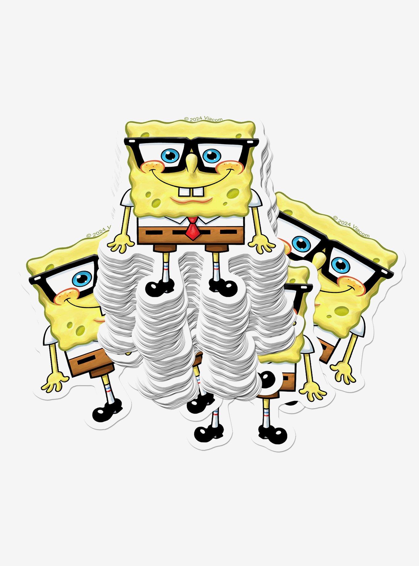 SpongeBob SquarePants Glasses Sticker Pack, , hi-res