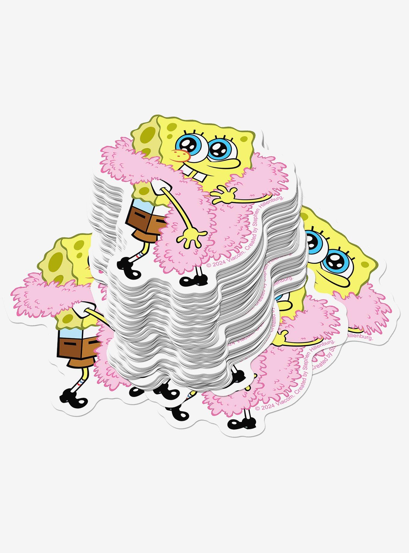 SpongeBob SquarePants Fancy Sticker Pack, , hi-res