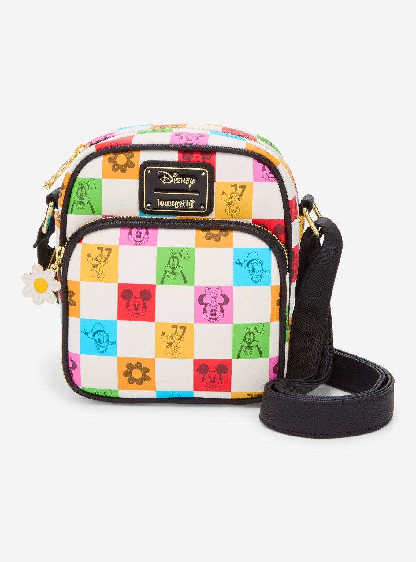 Loungefly Disney Mickey Mouse & Friends Floral Checkered