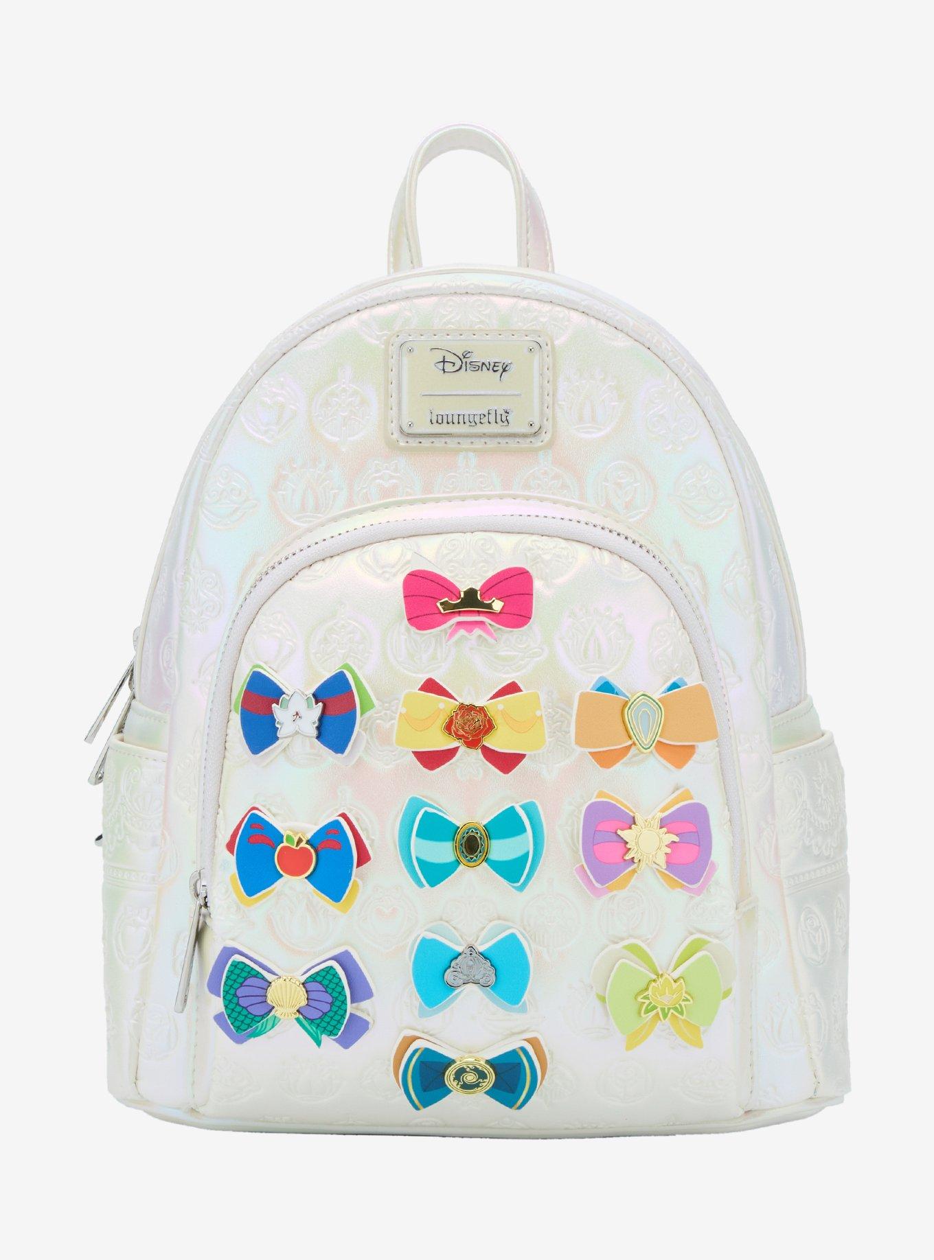 Loungefly Disney Princess Bows Iridescent Mini Backpack - BoxLunch Exclusive, , hi-res
