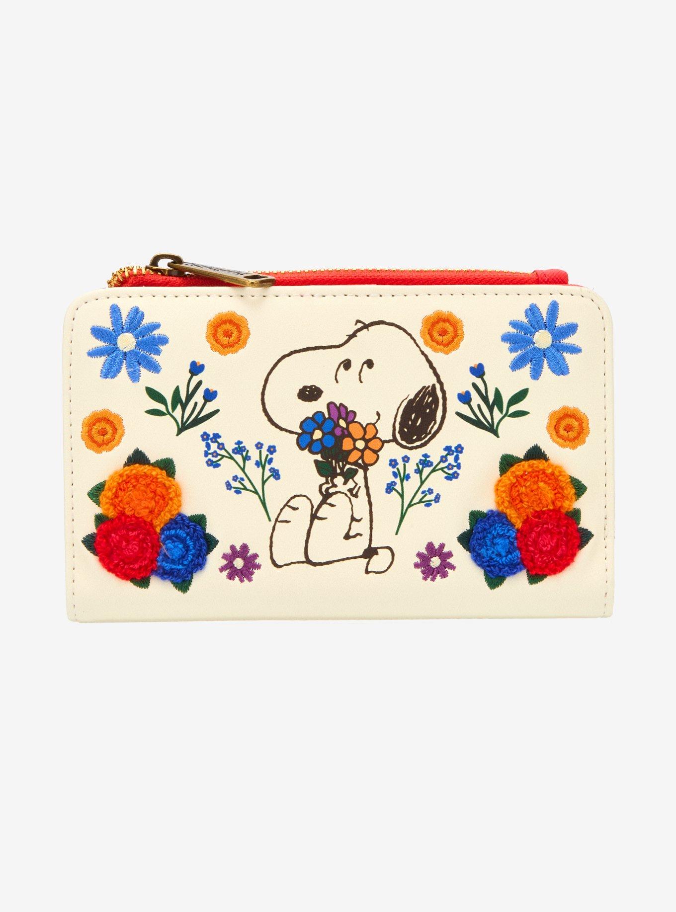 Loungefly Peanuts Floral Snoopy Wallet - BoxLunch Exclusive, , hi-res