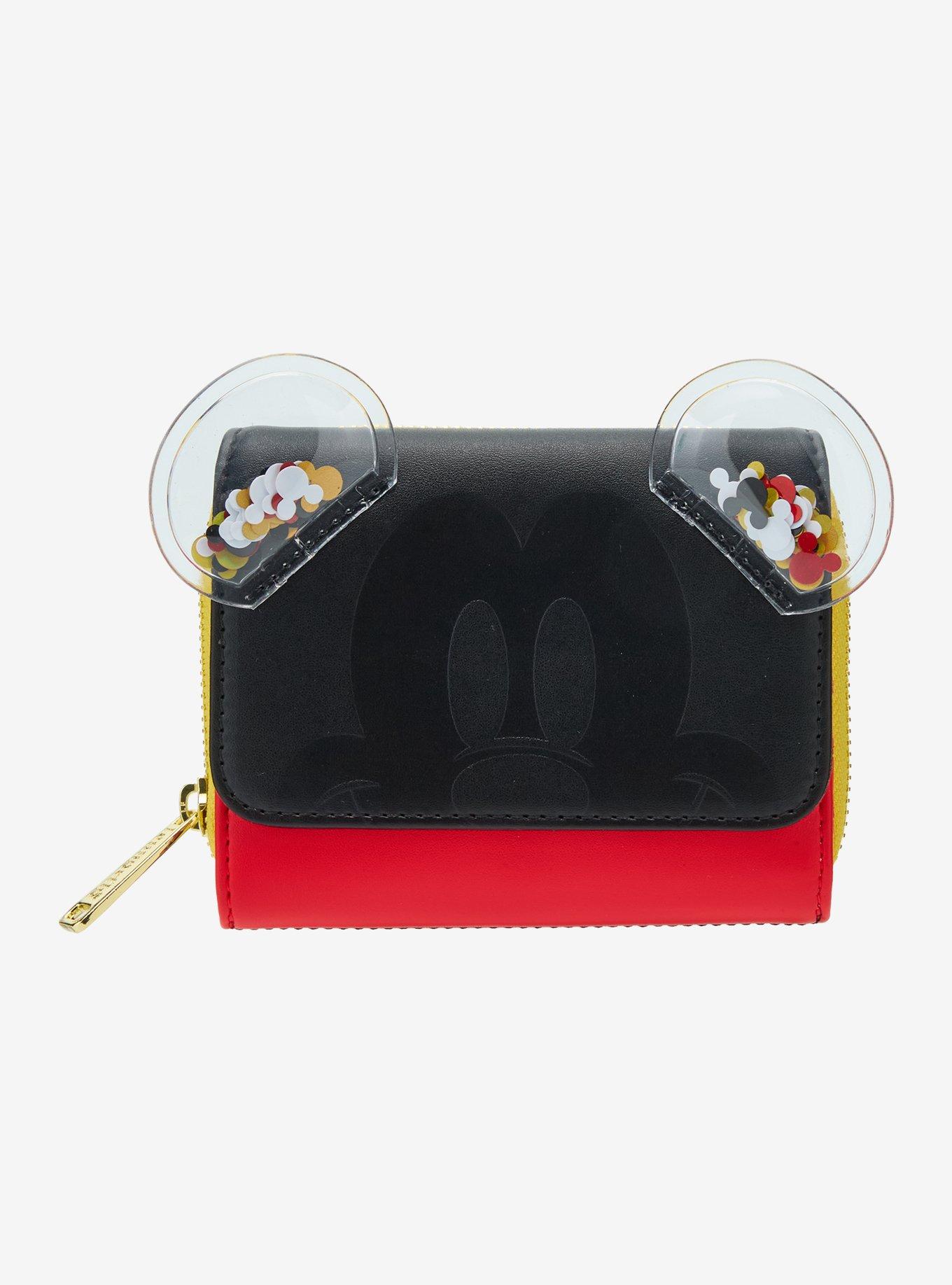 Loungefly Disney Mickey Mouse Confetti Ears Wallet- BoxLunch Exclusive, , hi-res