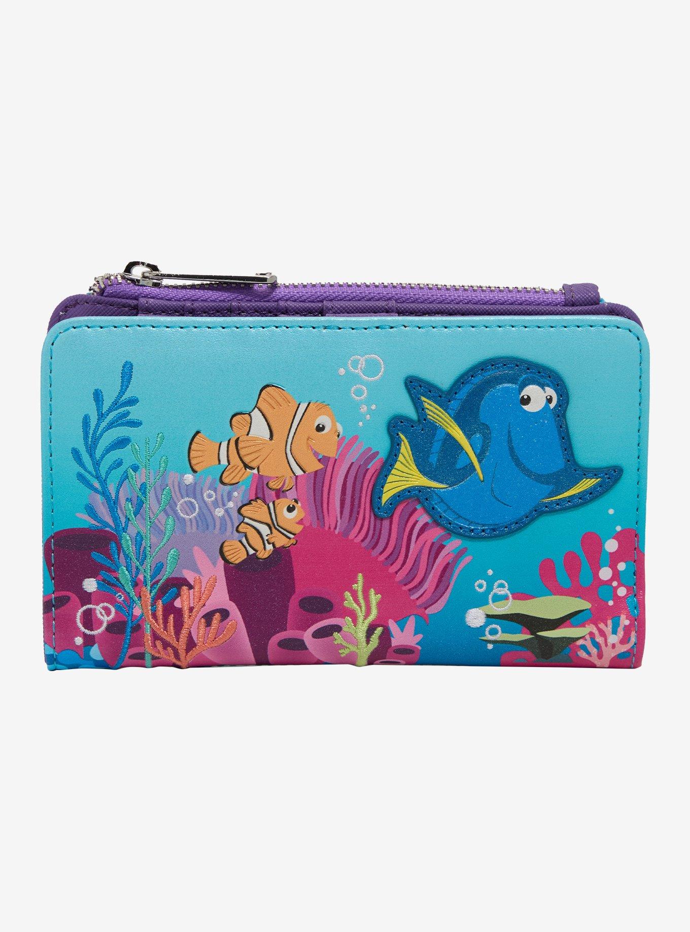 Loungefly Disney Pixar Finding Nemo Dory, Marlin, & Nemo Wallet - BoxLunch Exclusive, , hi-res