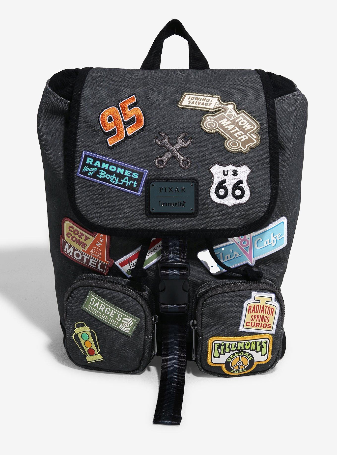 Loungefly Disney Pixar Cars Radiator Springs Patches Mini Backpack - BoxLunch Exclusive, , hi-res