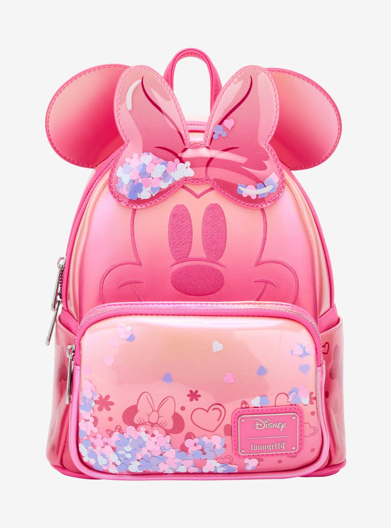Loungefly Disney Minnie Mouse Pink Confetti Mini Backpack — BoxLunch Exclusive, , hi-res