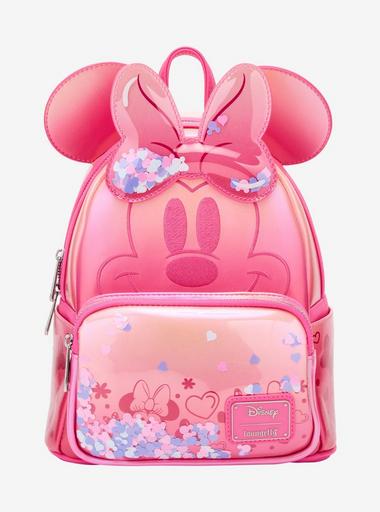Loungefly Disney Minnie Mouse Pink Confetti Mini Backpack