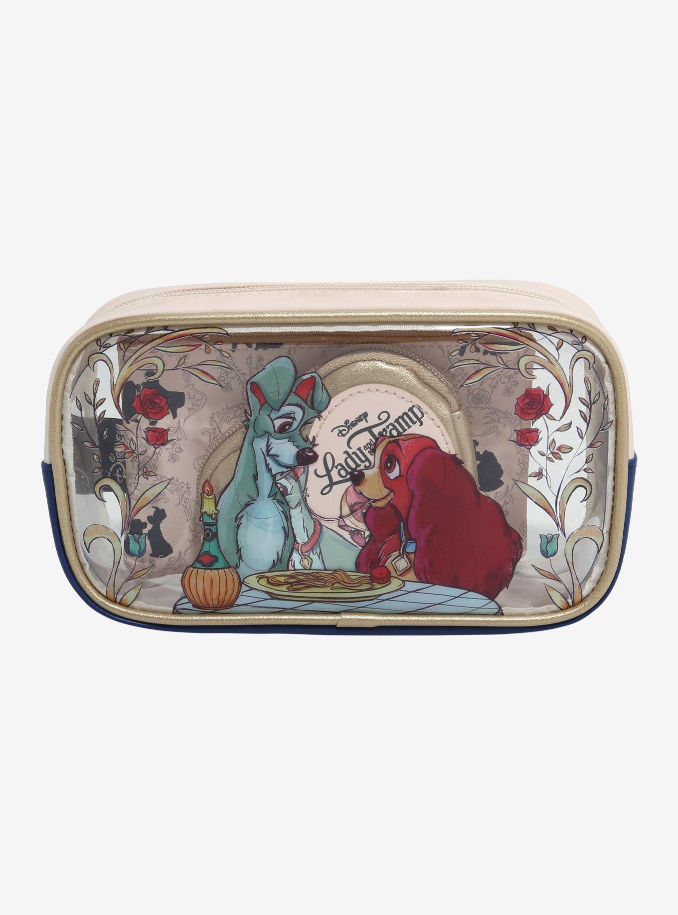 Disney Lady and the Tramp Cosmetic Bag Set — BoxLunch Exclusive, , hi-res