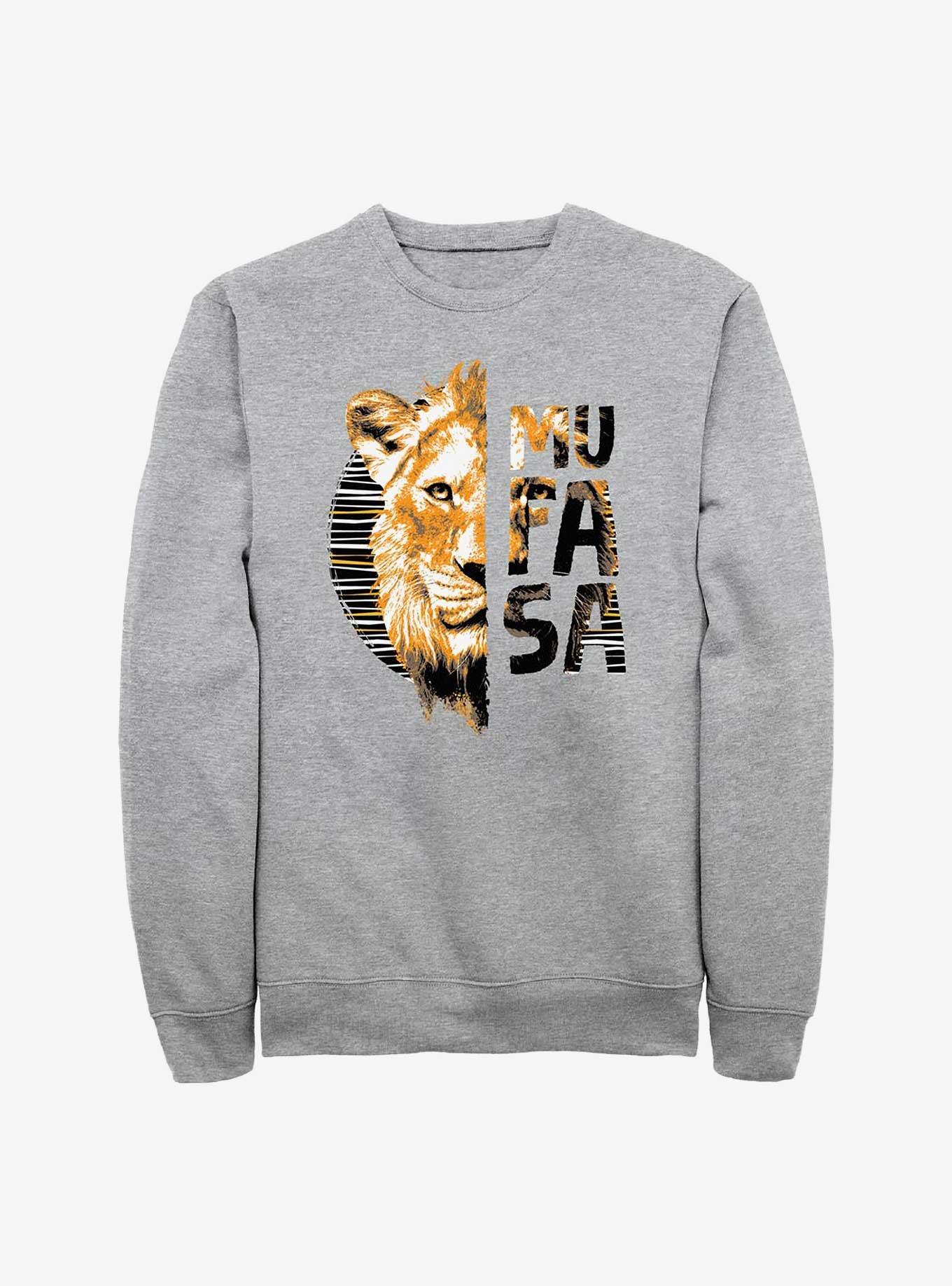 Mufasa: The Lion King Split Face Sweatshirt, , hi-res