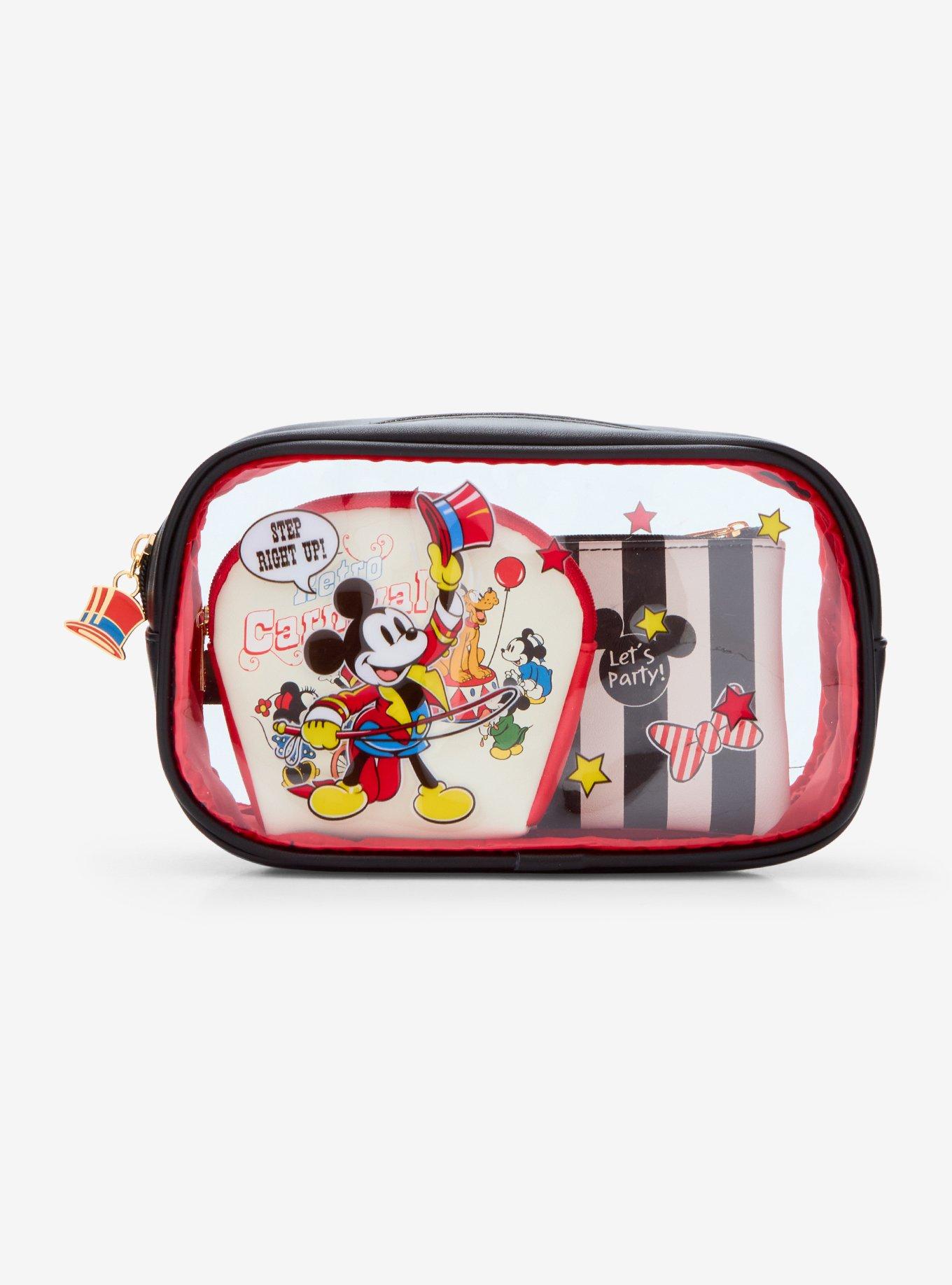 Disney Mickey Mouse Carnival Cosmetic Bag Set - BoxLunch Exclusive, , hi-res