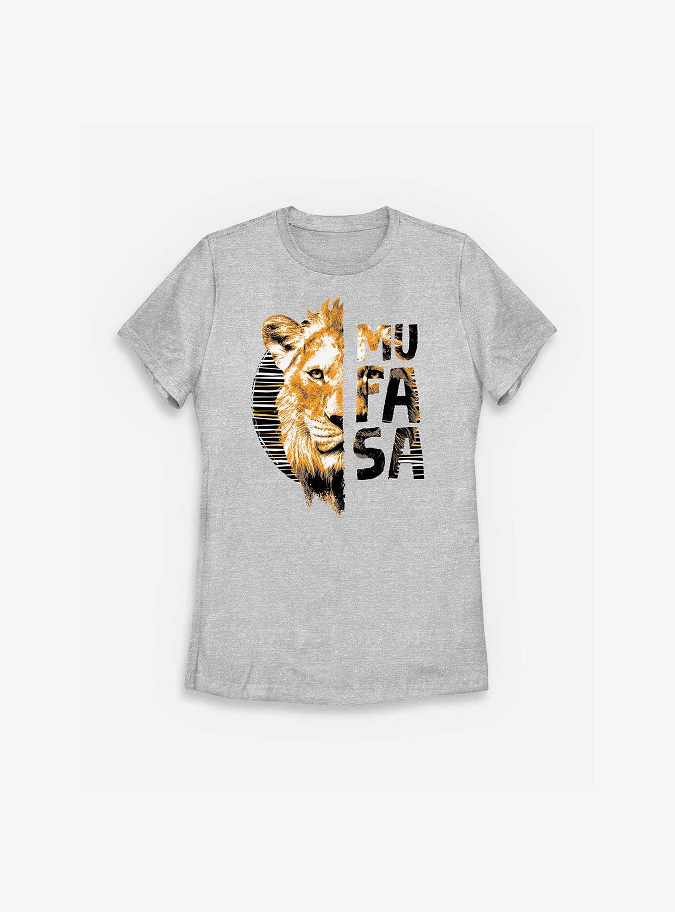 Mufasa: The Lion King Split Face Womens T-Shirt, ATH HTR, hi-res