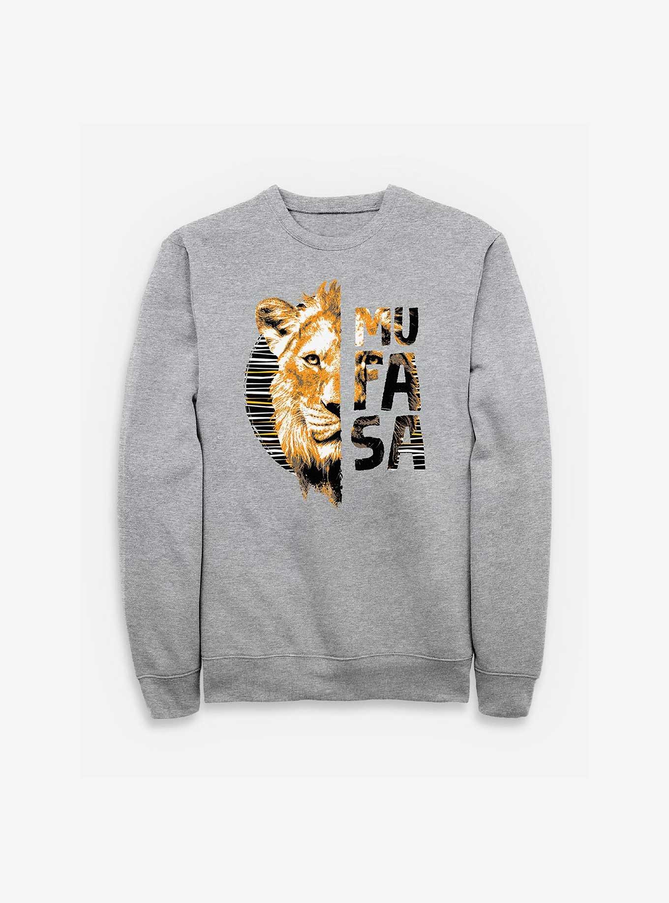 Mufasa: The Lion King Split Face Sweatshirt, , hi-res