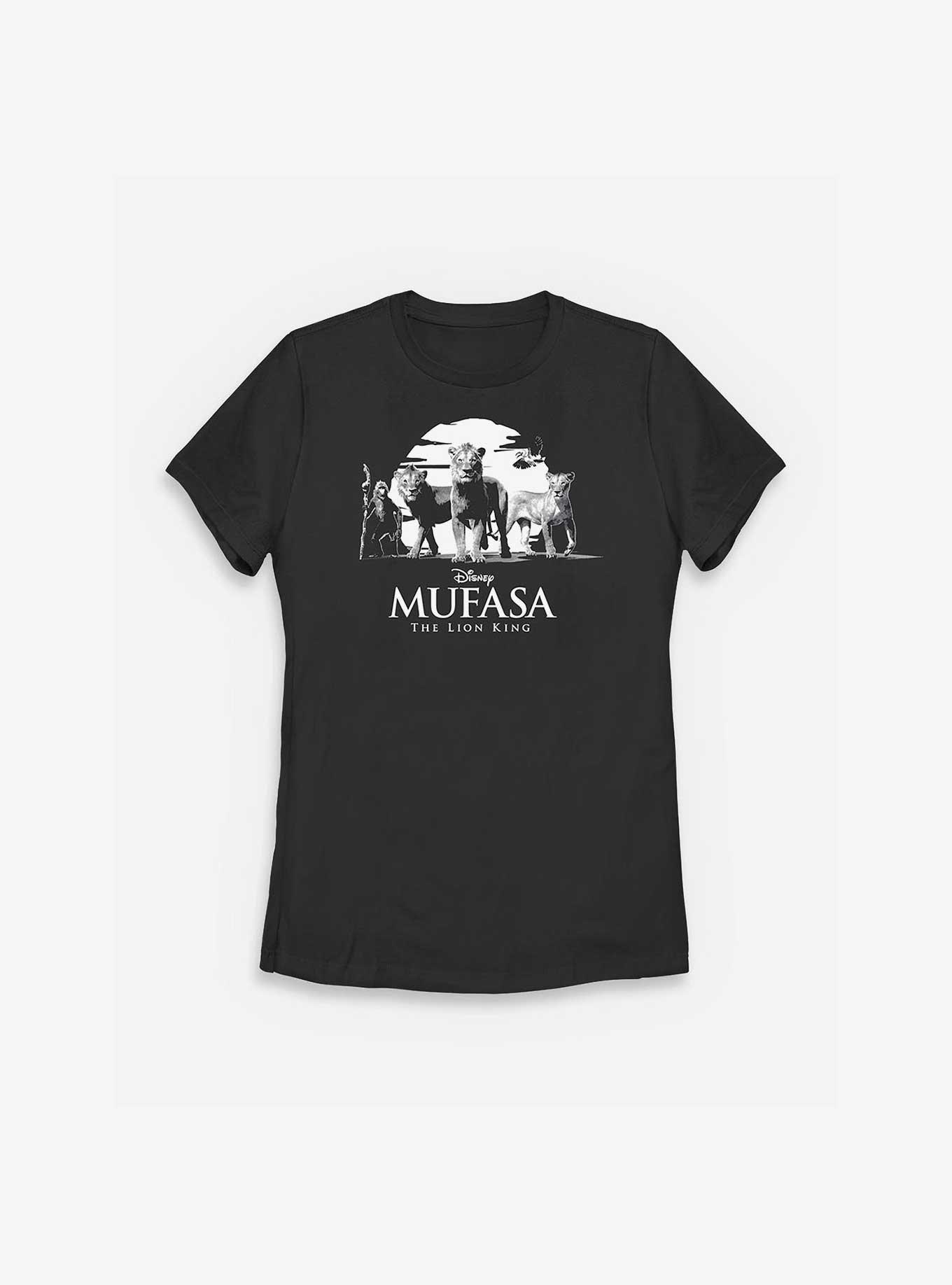 Mufasa: The Lion King Sunset Womens T-Shirt, BLACK, hi-res