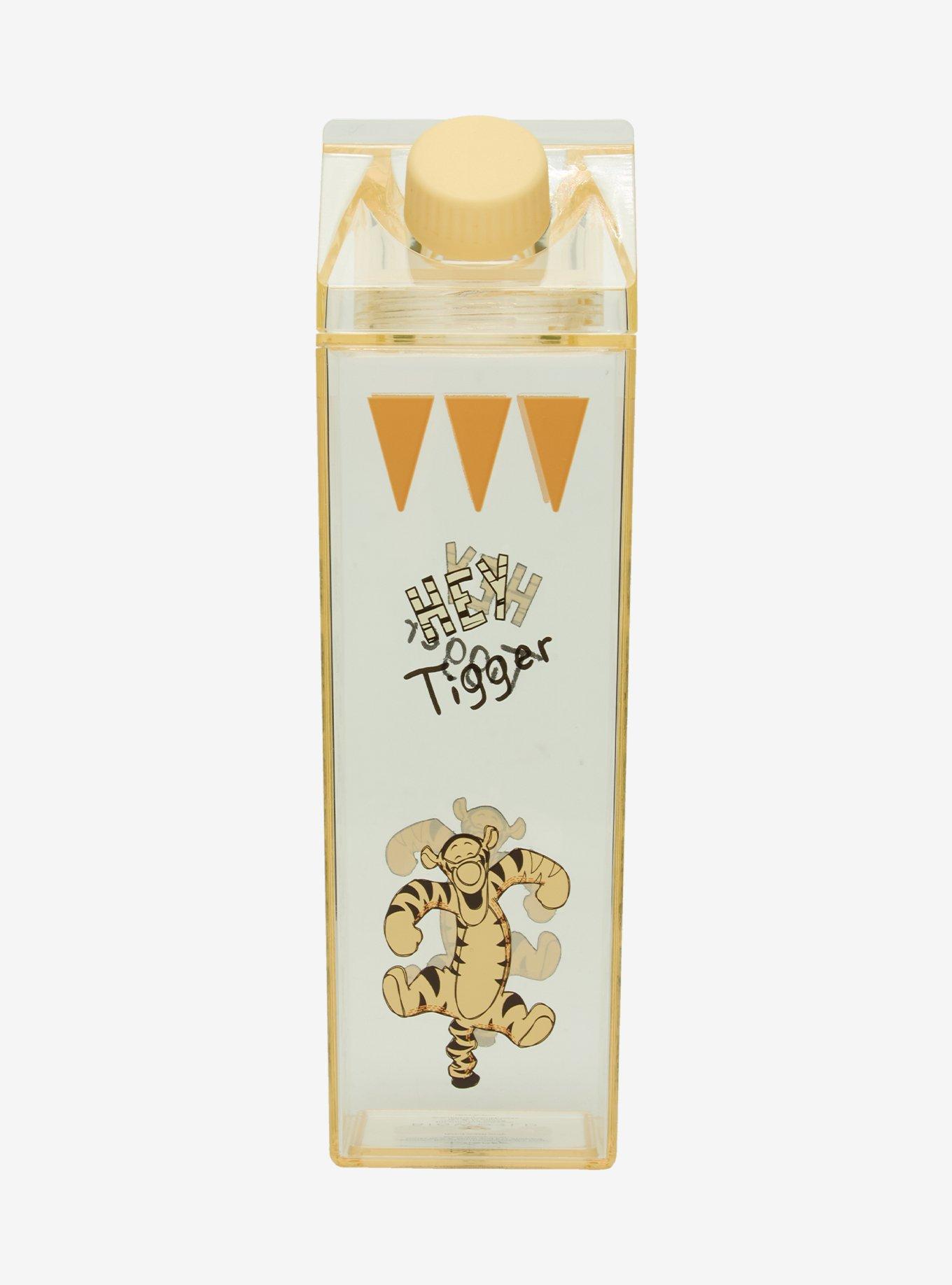 Disney Winnie the Pooh Tigger Milk Carton Water Bottle - BoxLunch Exclusive, , hi-res