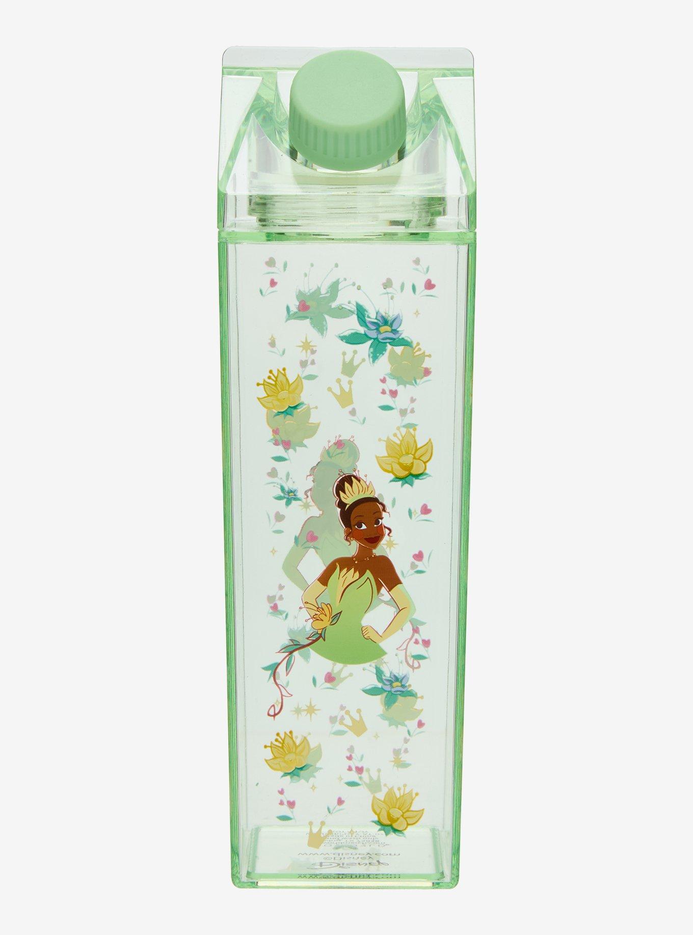 Disney The Princess and the Frog Tiana Floral Carton Water Bottle — BoxLunch Exclusive, , hi-res
