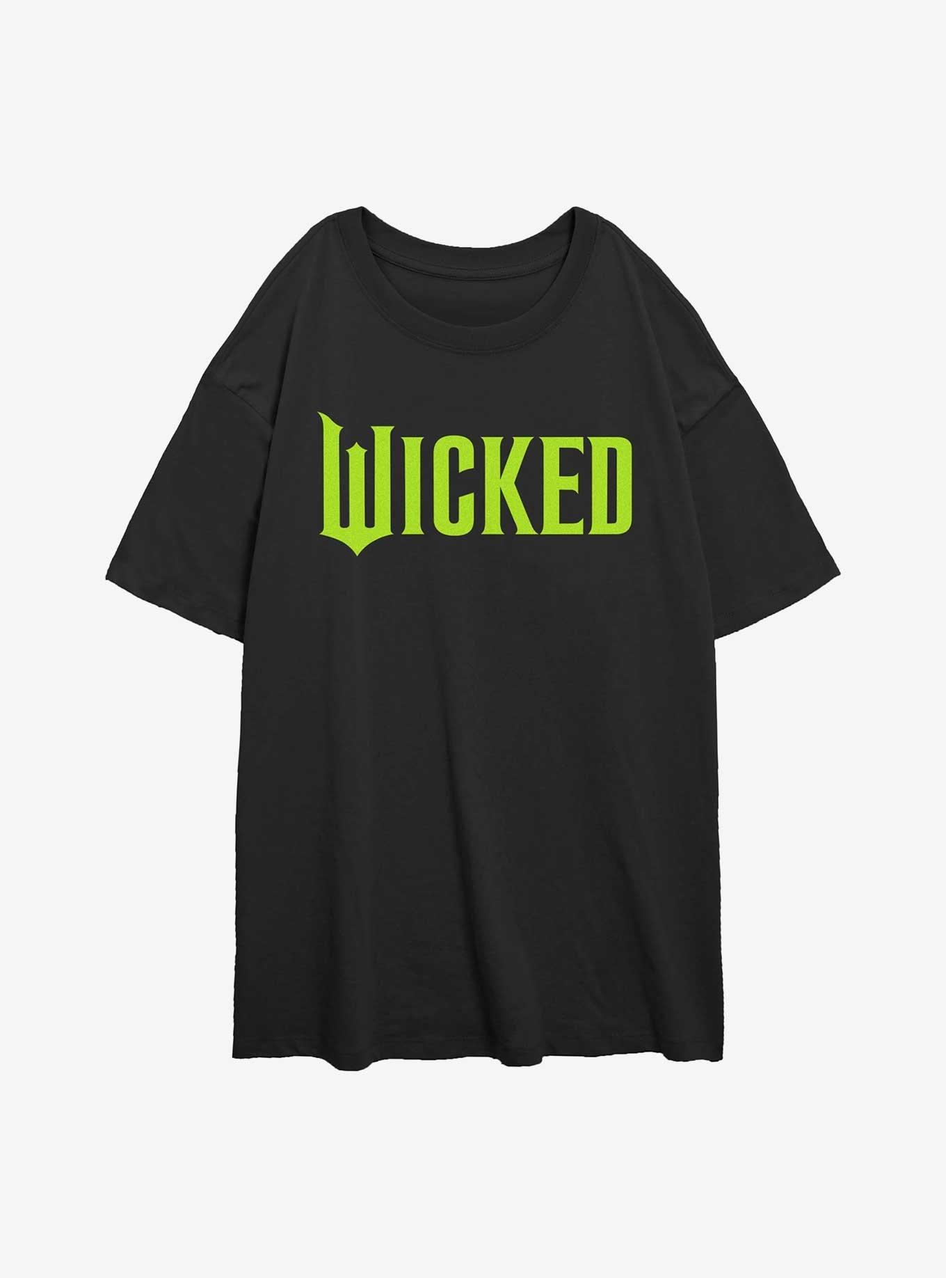 Wicked Green Logo Womens Oversized T-Shirt, , hi-res