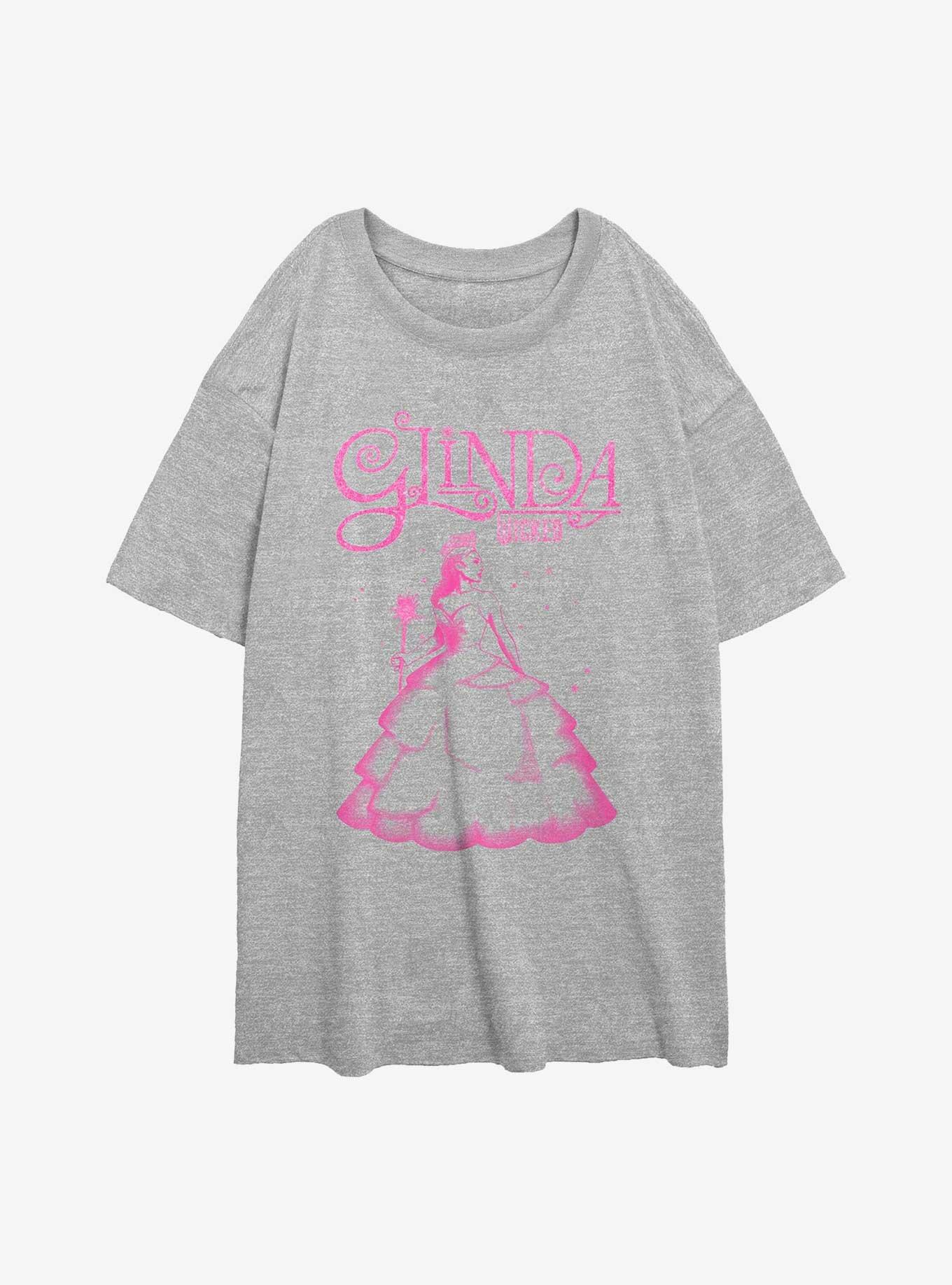 Wicked Glinda Womens Oversized T-Shirt, ATH HTR, hi-res