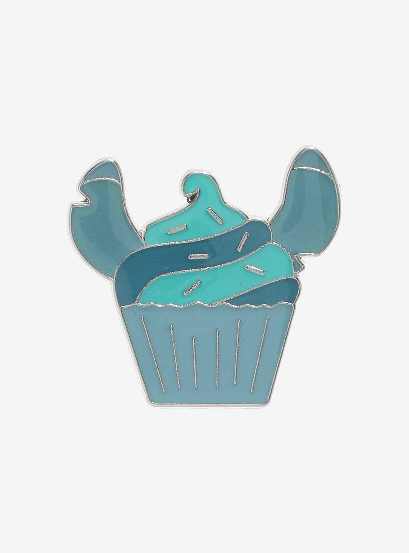 Disney Stitch Cupcake Enamel Pin, , hi-res