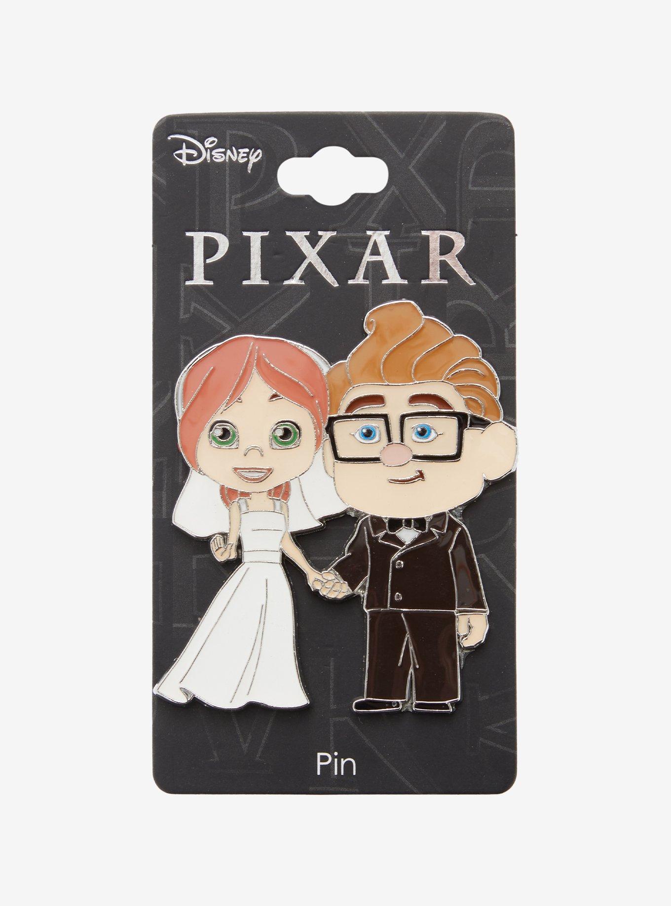 Disney Pixar Up Carl & Ellie Wedding Enamel Pin | Hot Topic