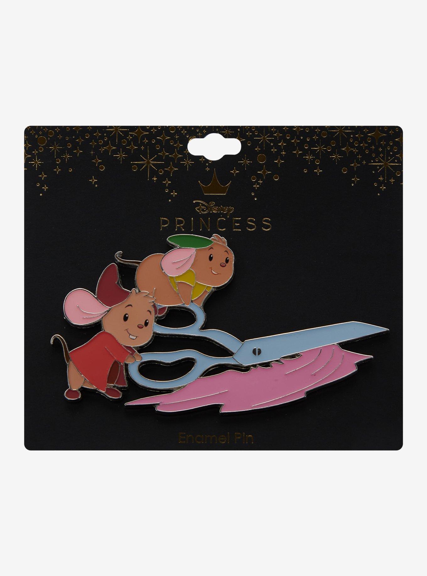 Disney Cinderella Jaq & Gus Dress Enamel Pin, , hi-res