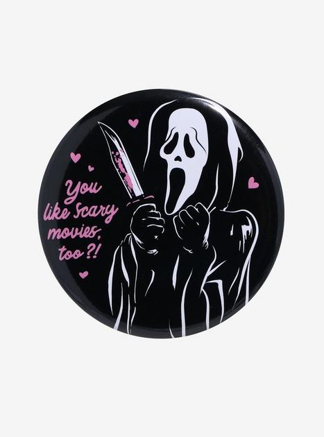 Ghost Face Scary Movies Hearts 3 Inch Button | Hot Topic