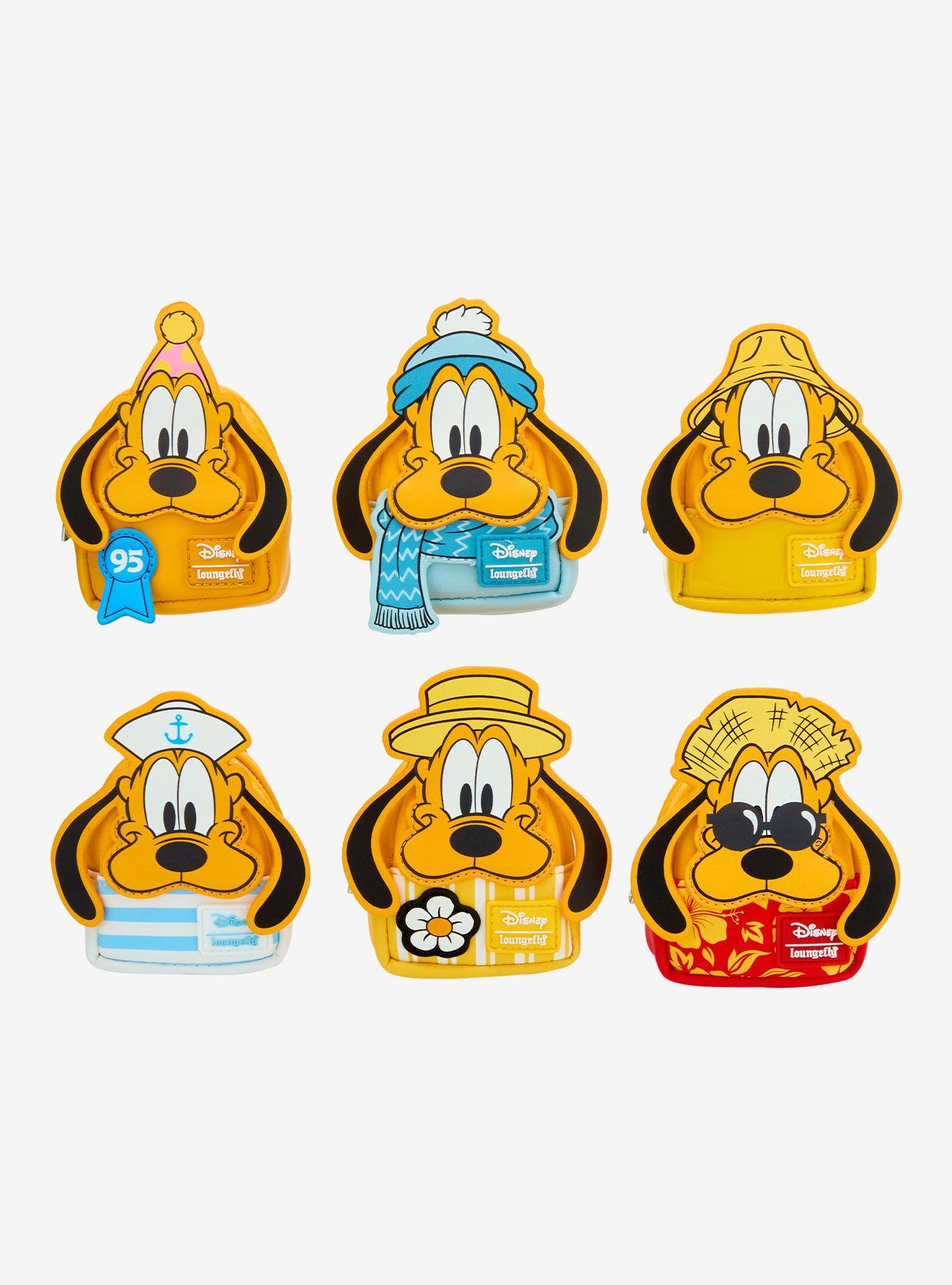 Loungefly Disney Pluto Outfits Blind Box Mini Backpack Keychain