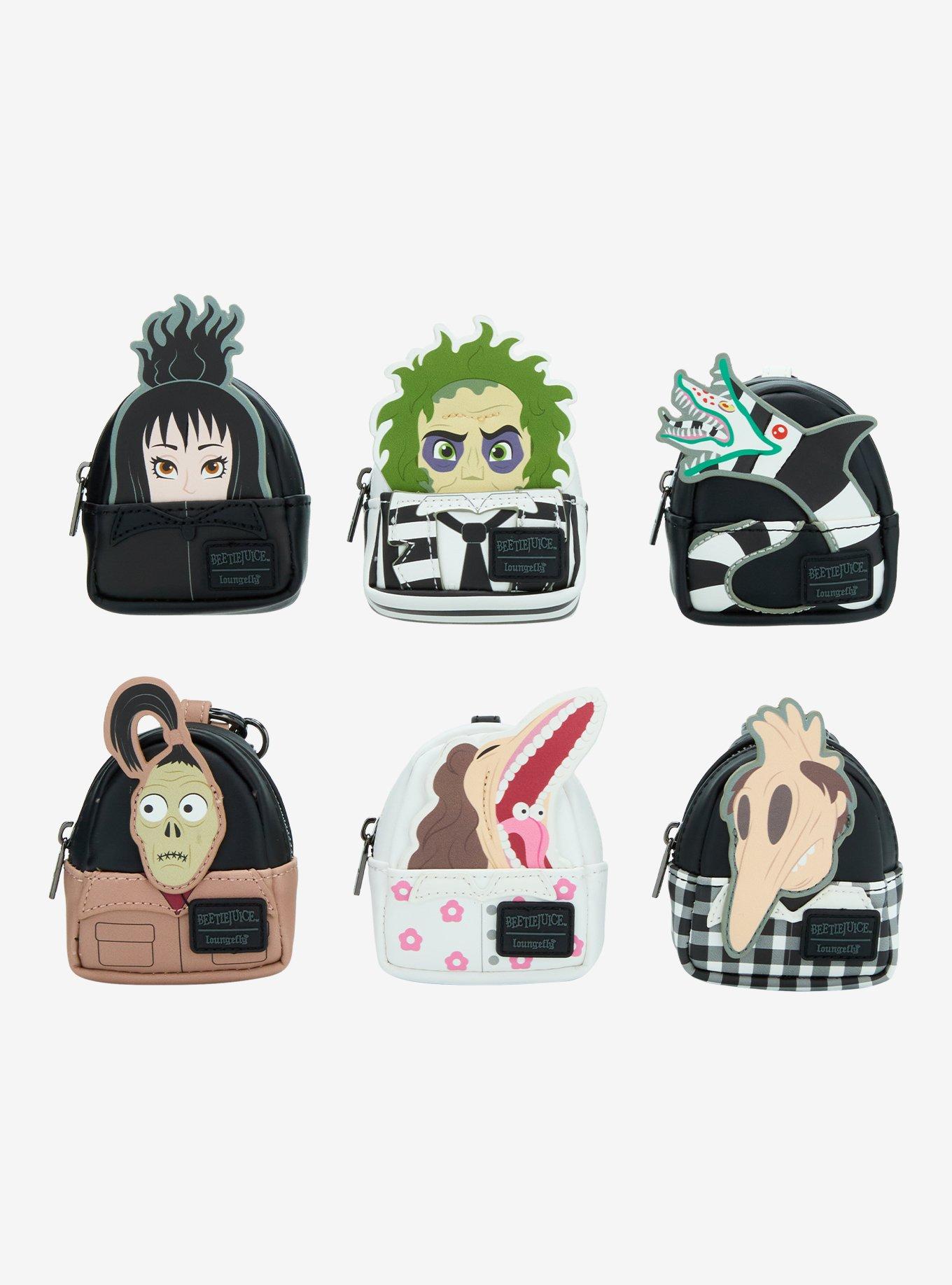 Loungefly Beetlejuice Characters Blind Box Mini Backpack Keychain, , hi-res