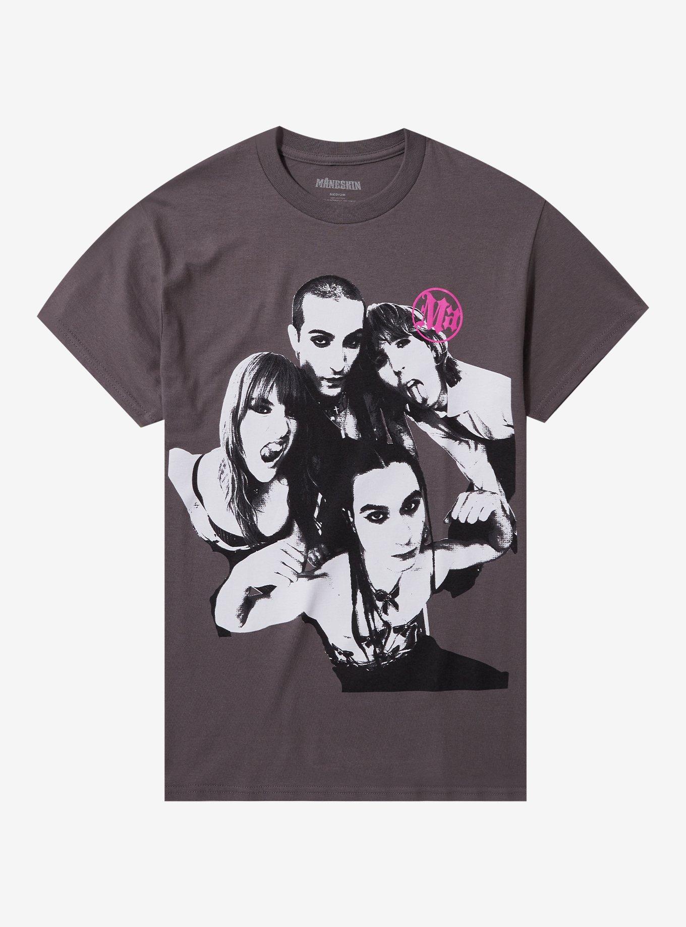 Maneskin Group Photo Boyfriend Fit Girls T-Shirt | Hot Topic